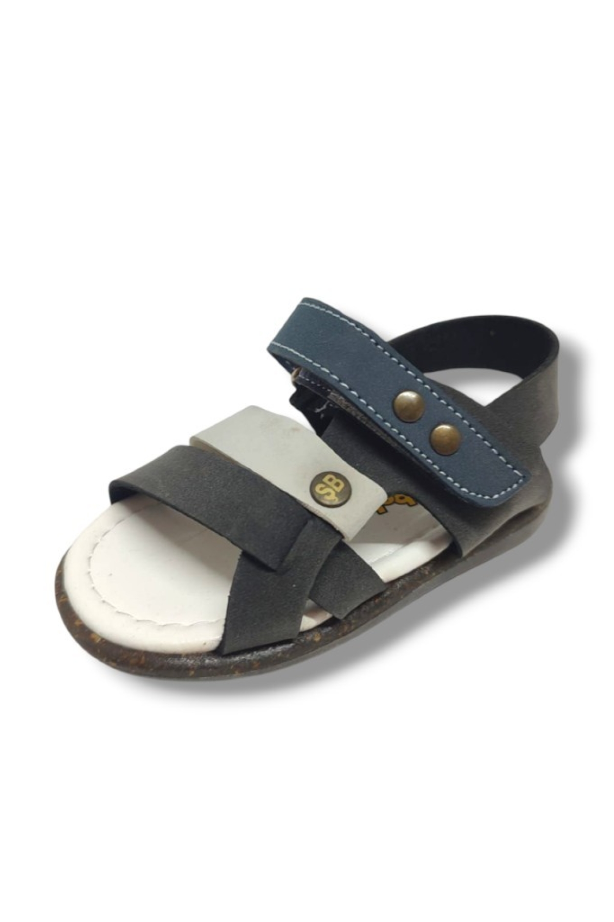 Şirinbebe 1692-20 Anatomik 3 Bant Erkek Çocuk Sandalet Lacivert Füme 18-20 - Görsel 2