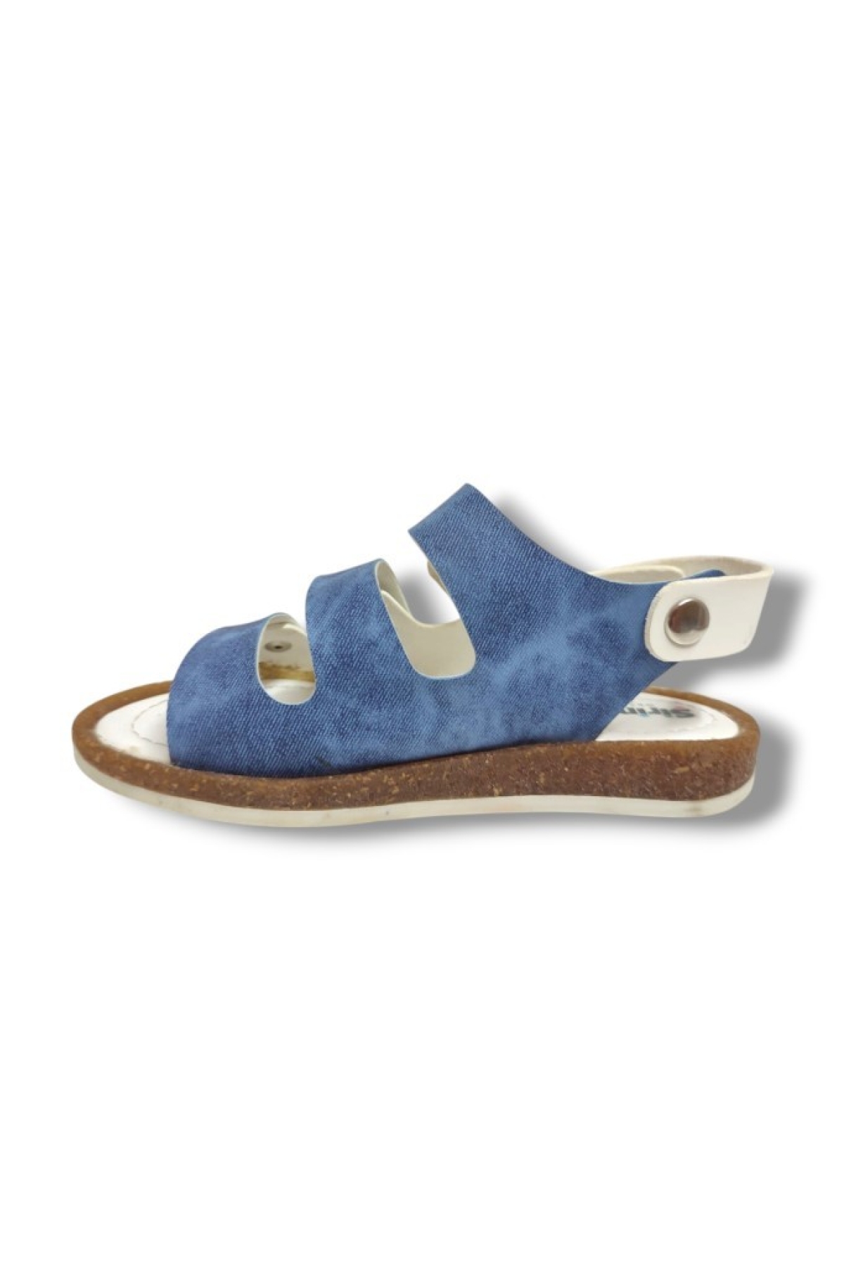Şiringenç 1672-20 3 Bant Erkek Çocuk Sandalet Beyaz Mavi 26-30 - Görsel 4