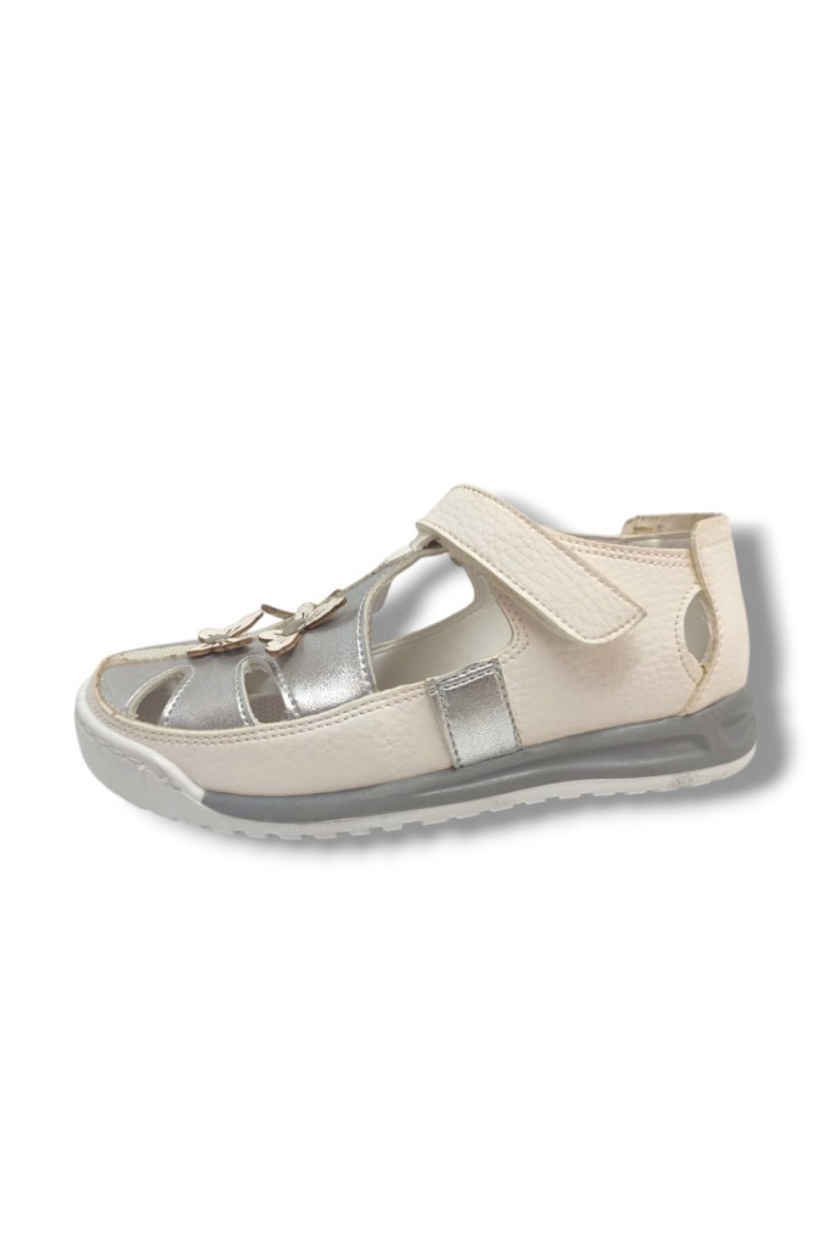 Şiringenç 1689-20 3 Kelebek Cırtlı Kız Çocuk Sandalet 26-30 - Görsel 3