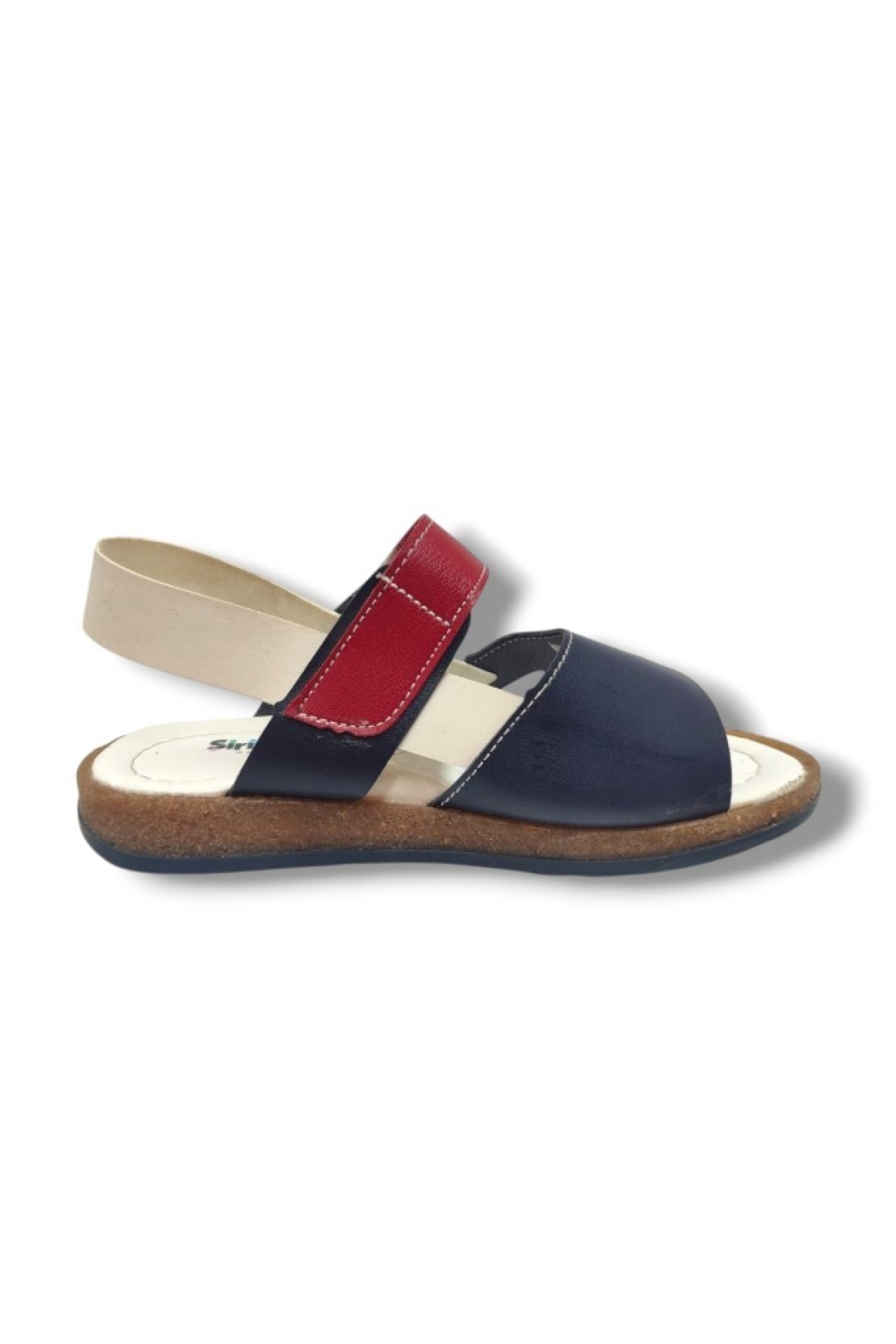 Şiringenç 1680-20 Anatomik Yıldız Desen Cırtlı Erkek Çocuk Sandalet Lacivert Beyaz 31-36 - Görsel 4