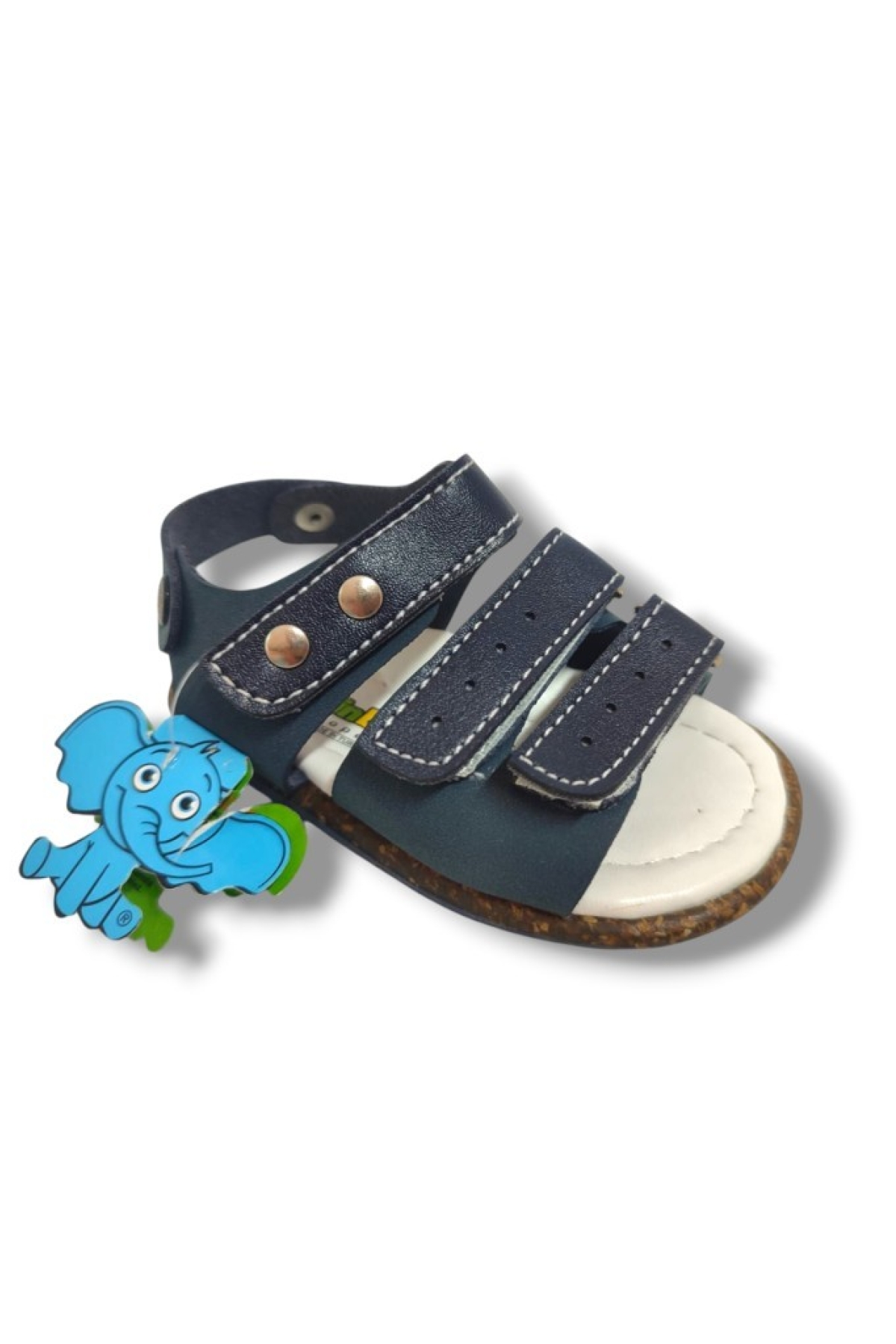 Şirinbebe 1644-20 Anatomik 3 Cırt Bant Erkek Çocuk Sandalet Lacivert 18-20 - Görsel 2