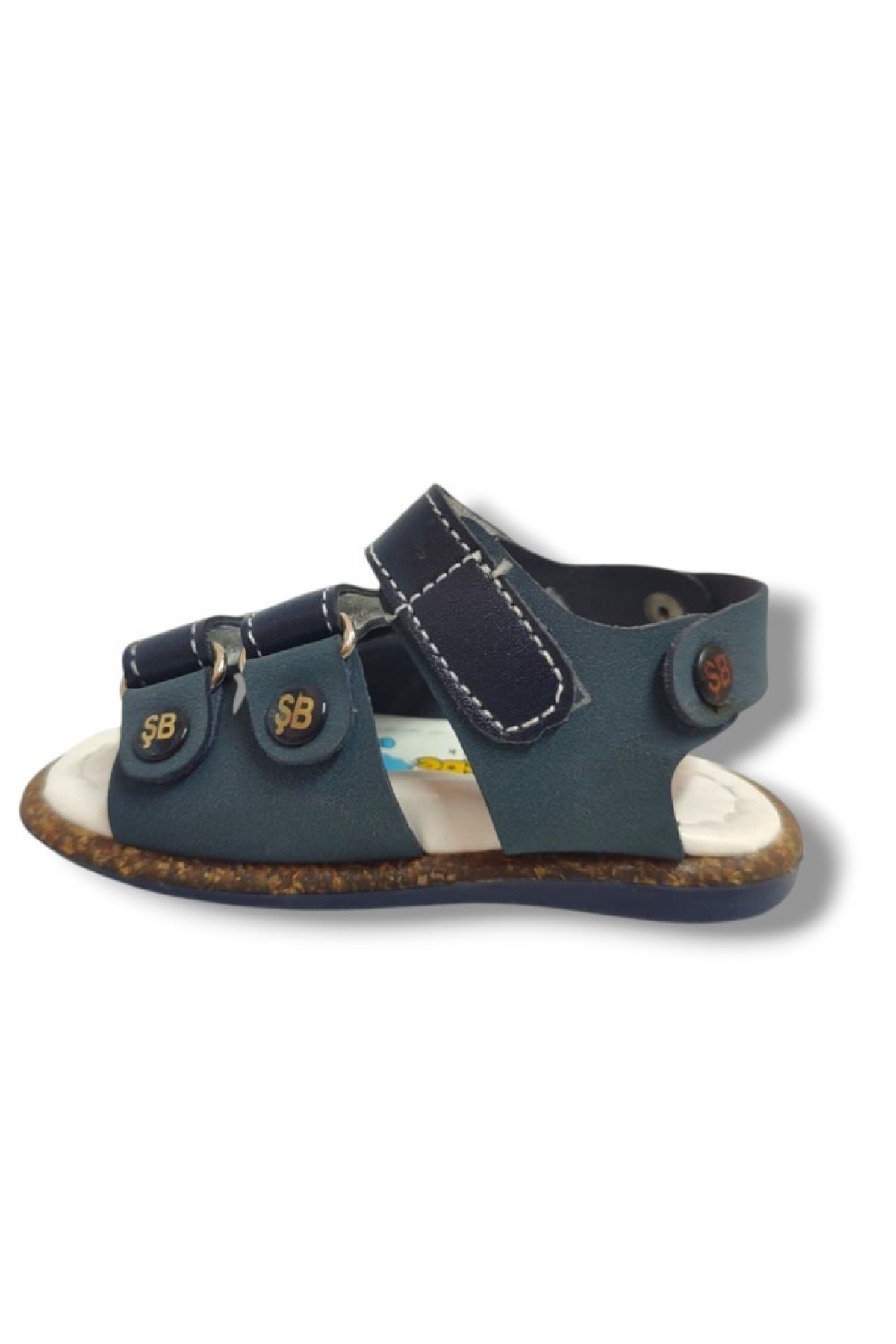 Şirinbebe 1644-20 Anatomik 3 Cırt Bant Erkek Çocuk Sandalet Lacivert 18-20 - Görsel 4