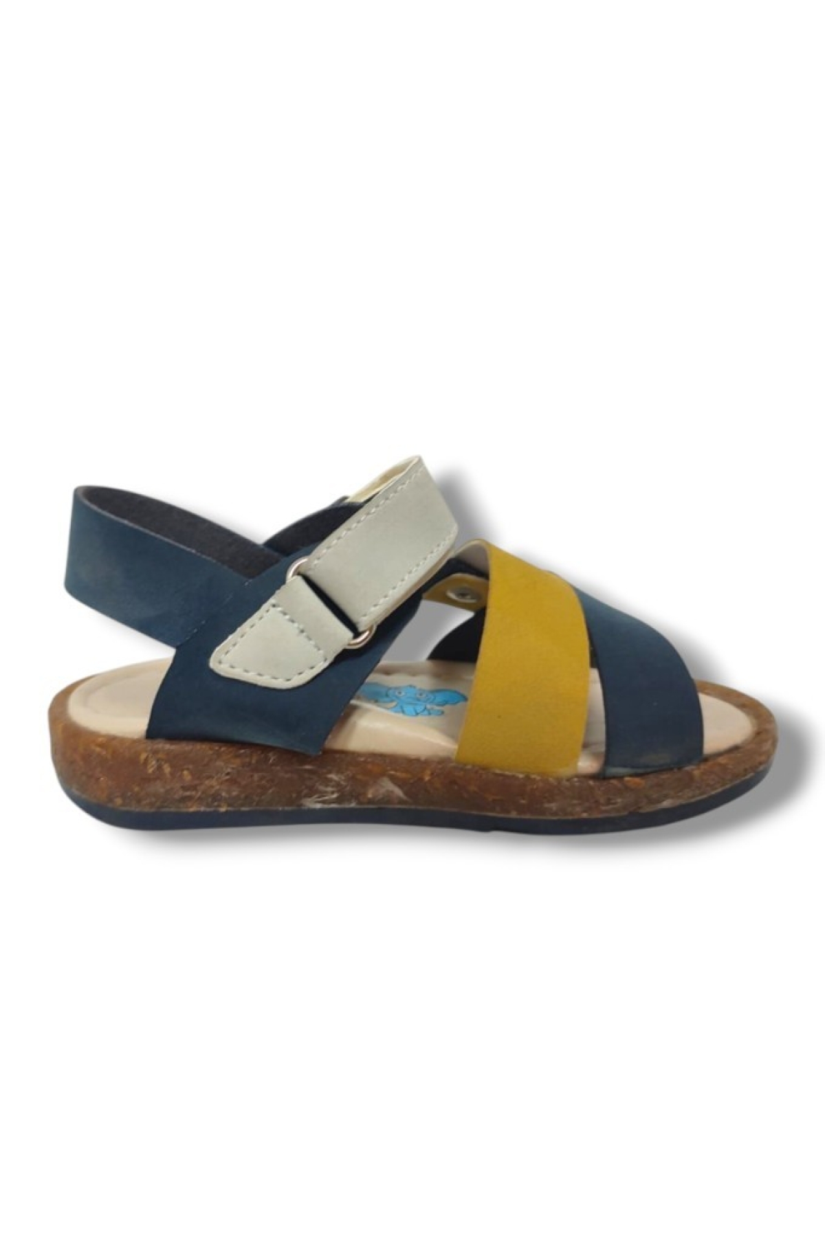 Şirinbebe 1594-20 Anatomik 3 Bant Kemer Tokalı Erkek Çocuk Sandalet Lacivert Sari 21-25 - Görsel 4