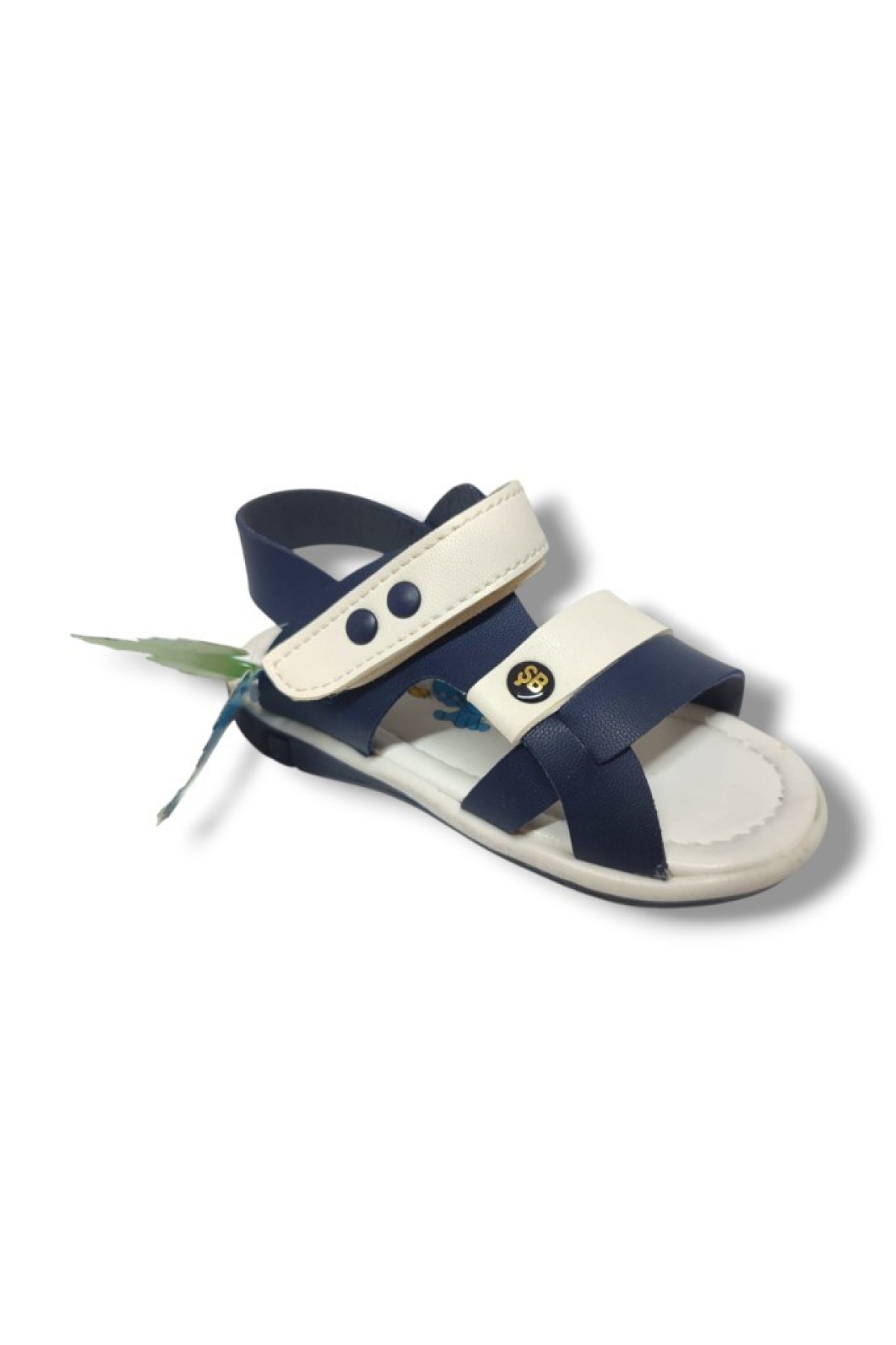 Şirinbebe 1564-20 Anatomik 3 Bant Kemer Tokalı Erkek Çocuk Sandalet Lacivert Beyaz 18-20 - Görsel 2