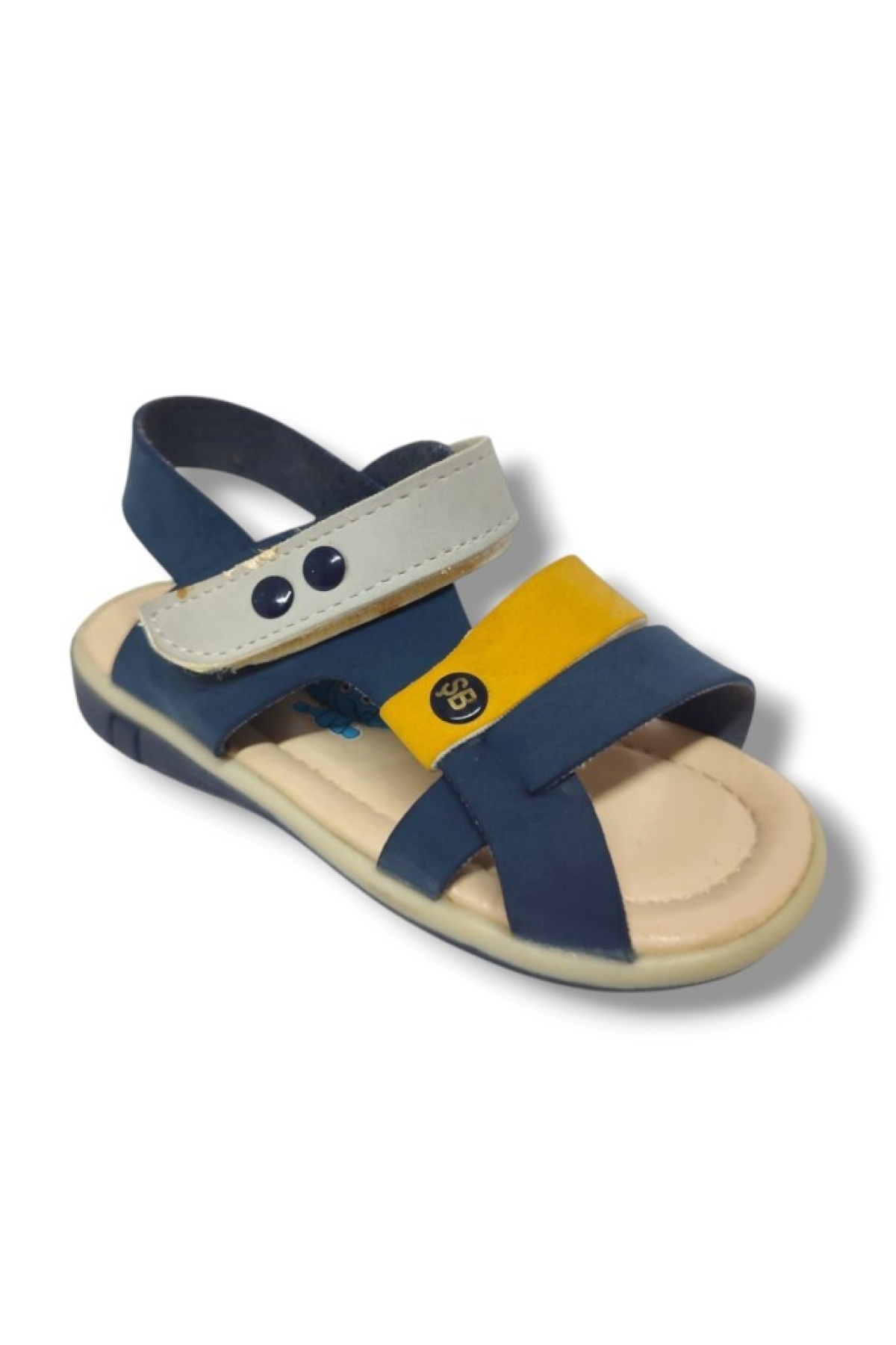 Şirinbebe 1563-20 Anatomik Tek Cirtli Erkek Çocuk Sandalet Lacivert Sari 21-25 - Görsel 2