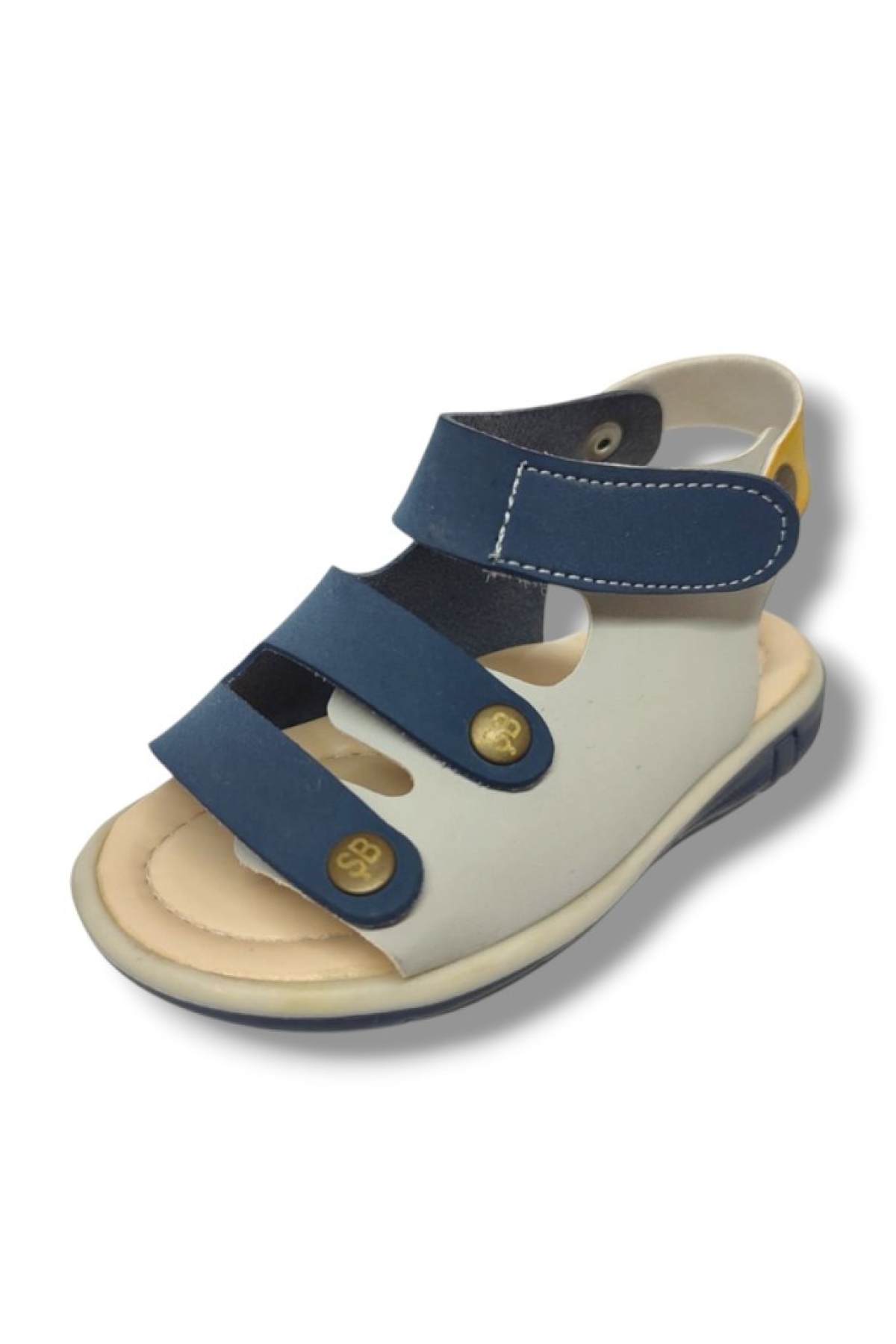 Şirinbebe 1557-20 Anatomik Tek Cirtli Erkek Çocuk Sandalet Lacivert Gri 21-25 - Görsel 2