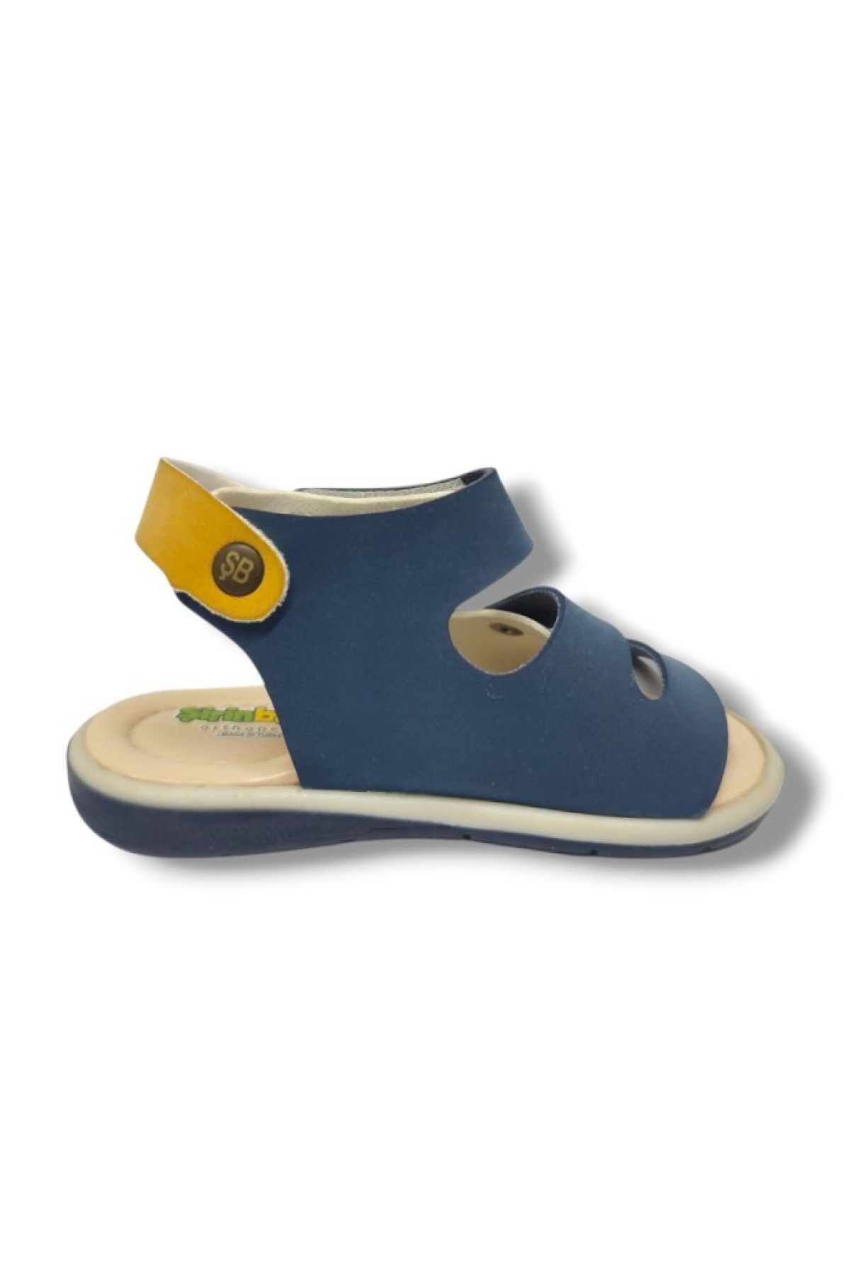 Şirinbebe 1557-20 Anatomik Tek Cirtli Erkek Çocuk Sandalet Lacivert Gri 21-25 - Görsel 4
