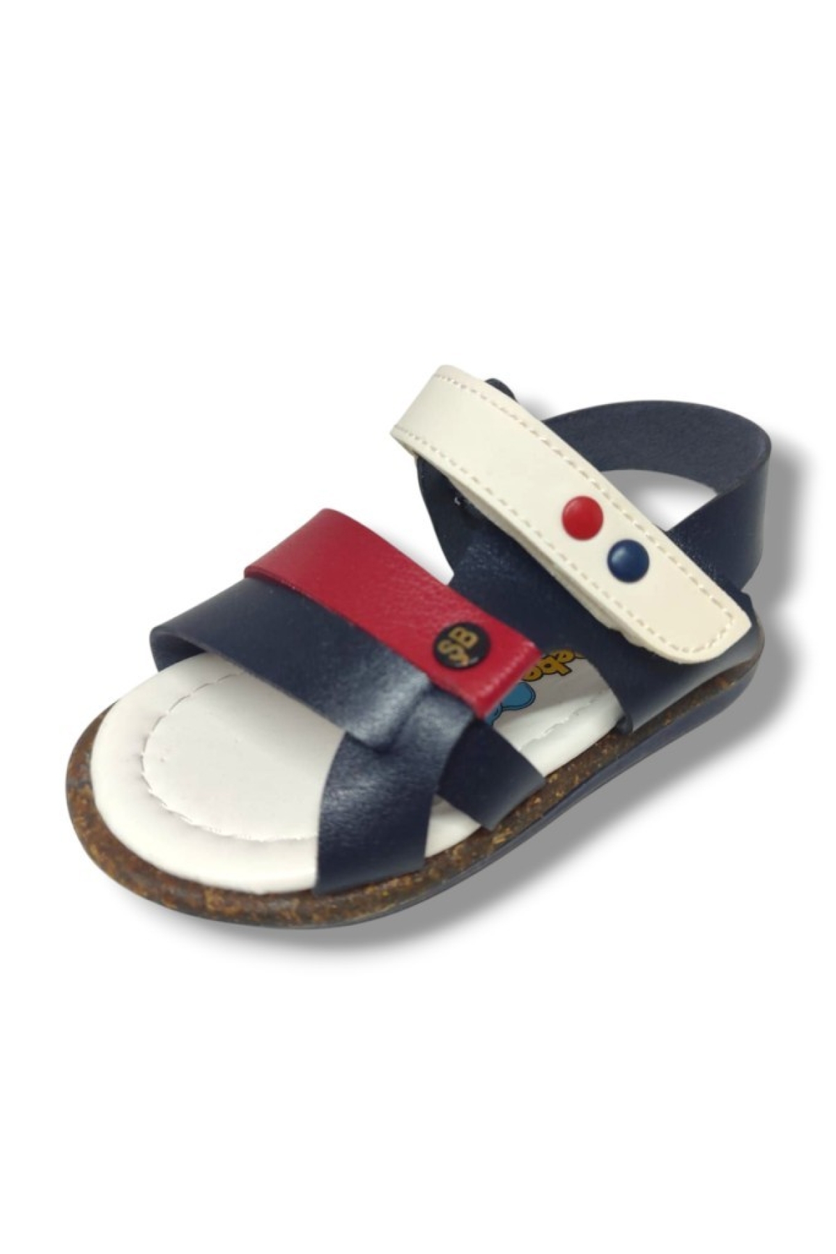 Şiringenç 1559-20 Anatomik Çirt Bant Erkek Çocuk Sandalet Lacivert Kırmızı 21-25 - Görsel 2