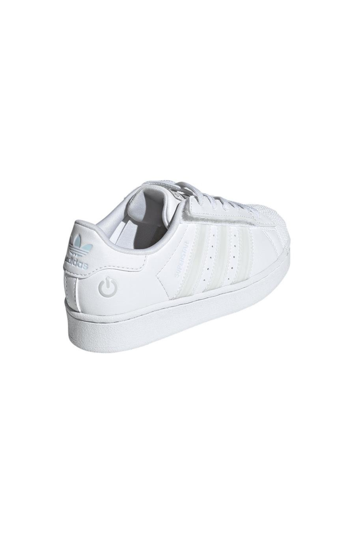 Unisex Çocuk Beyaz Sneaker SUPERSTAR LED LIGHTS CF EL C JQ6419 - Görsel 9