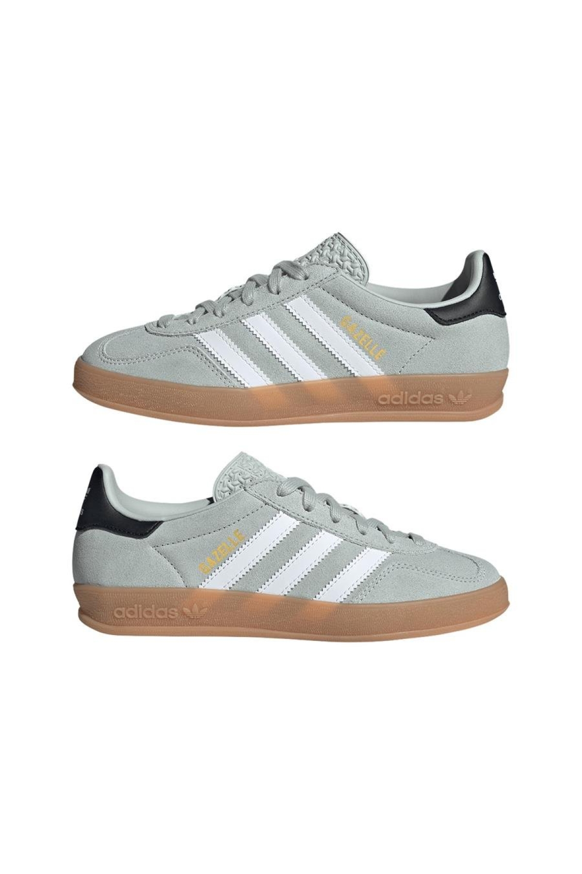 Unisex Çocuk Gri Sneaker GAZELLE INDOOR J JP8764 - Görsel 3