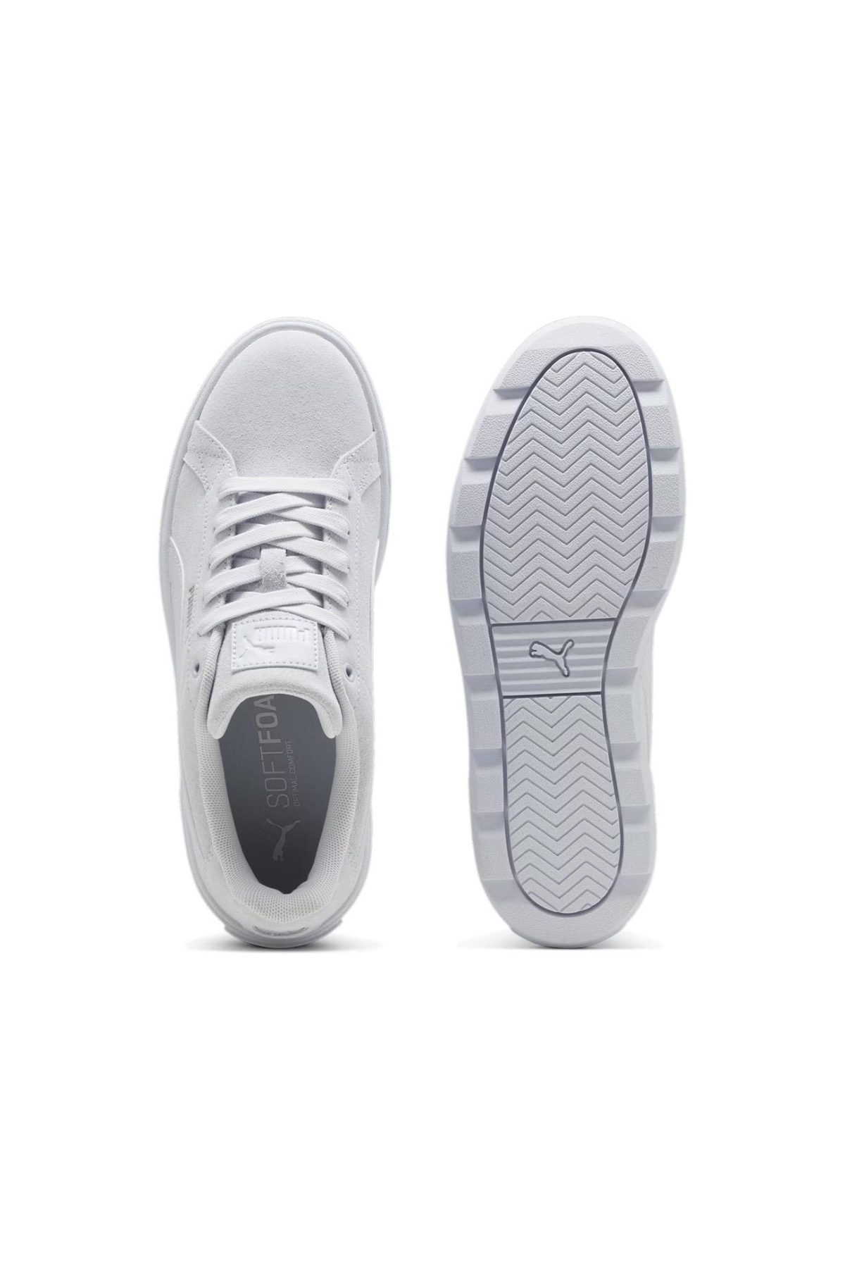 384614 Karmen Silver Mist Spor Ayakkabı Gri - Görsel 7