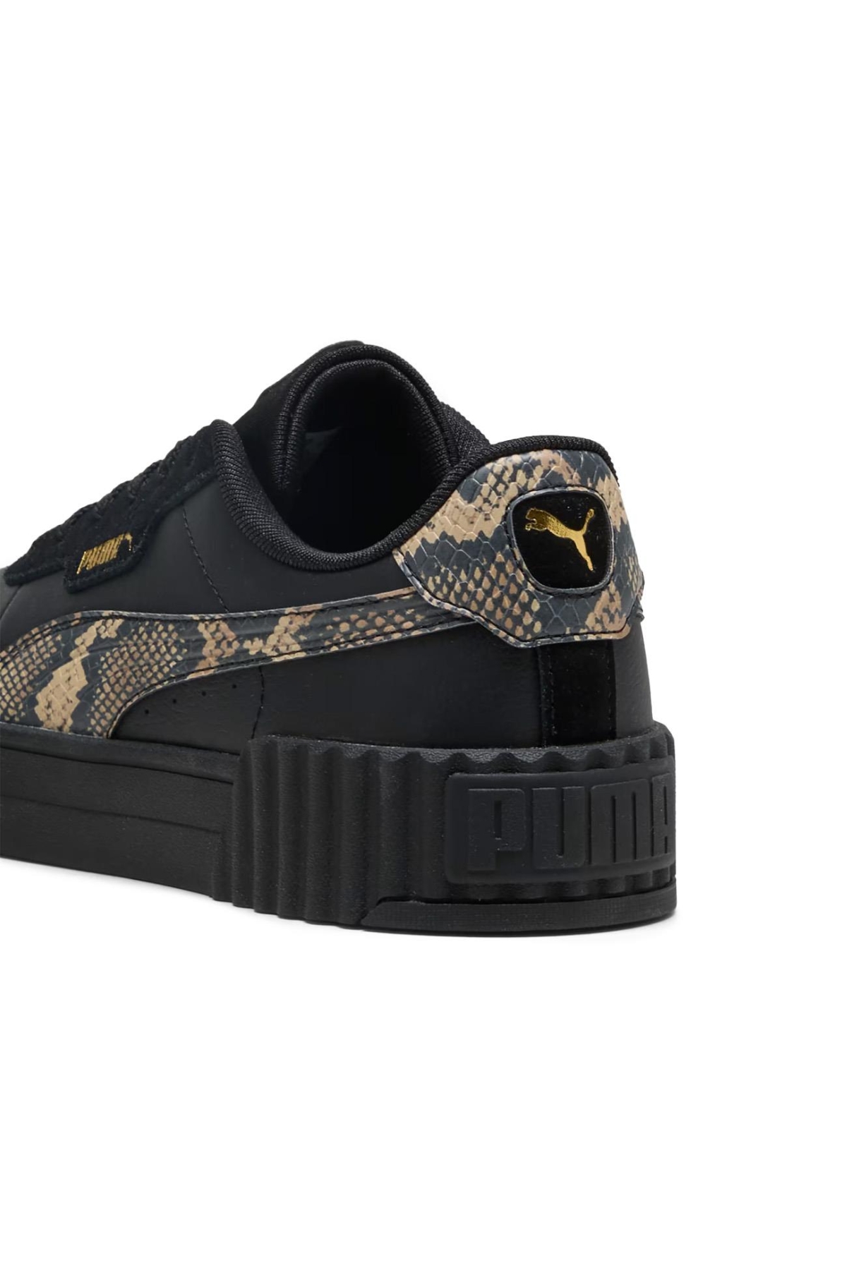 400723 Carina 3.0 Snake Chic Spor Ayakkabı Siyah - Görsel 5