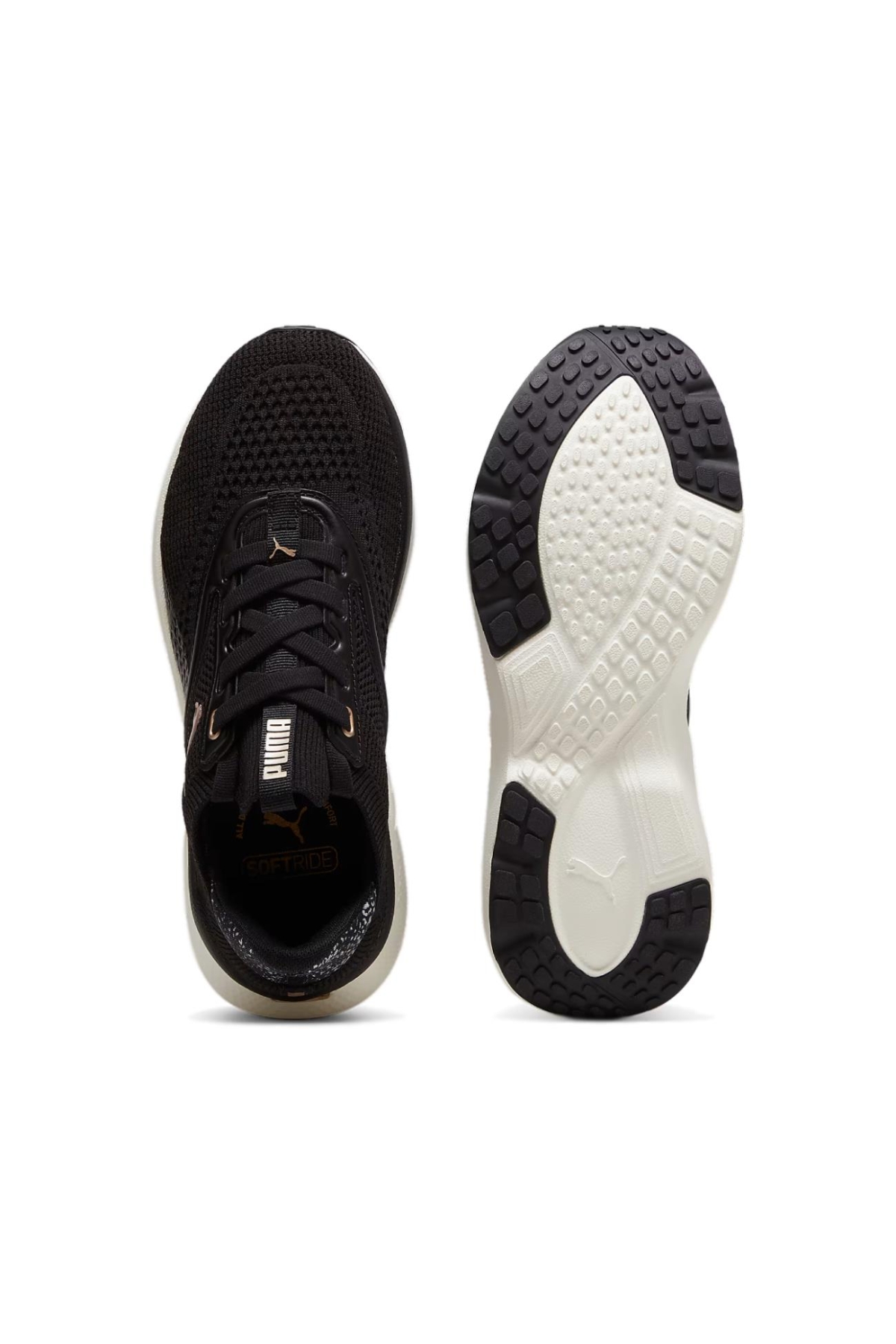 310162 Softride Capri Minima Leopard Wns Spor Ayakkabı Siyah - Görsel 6
