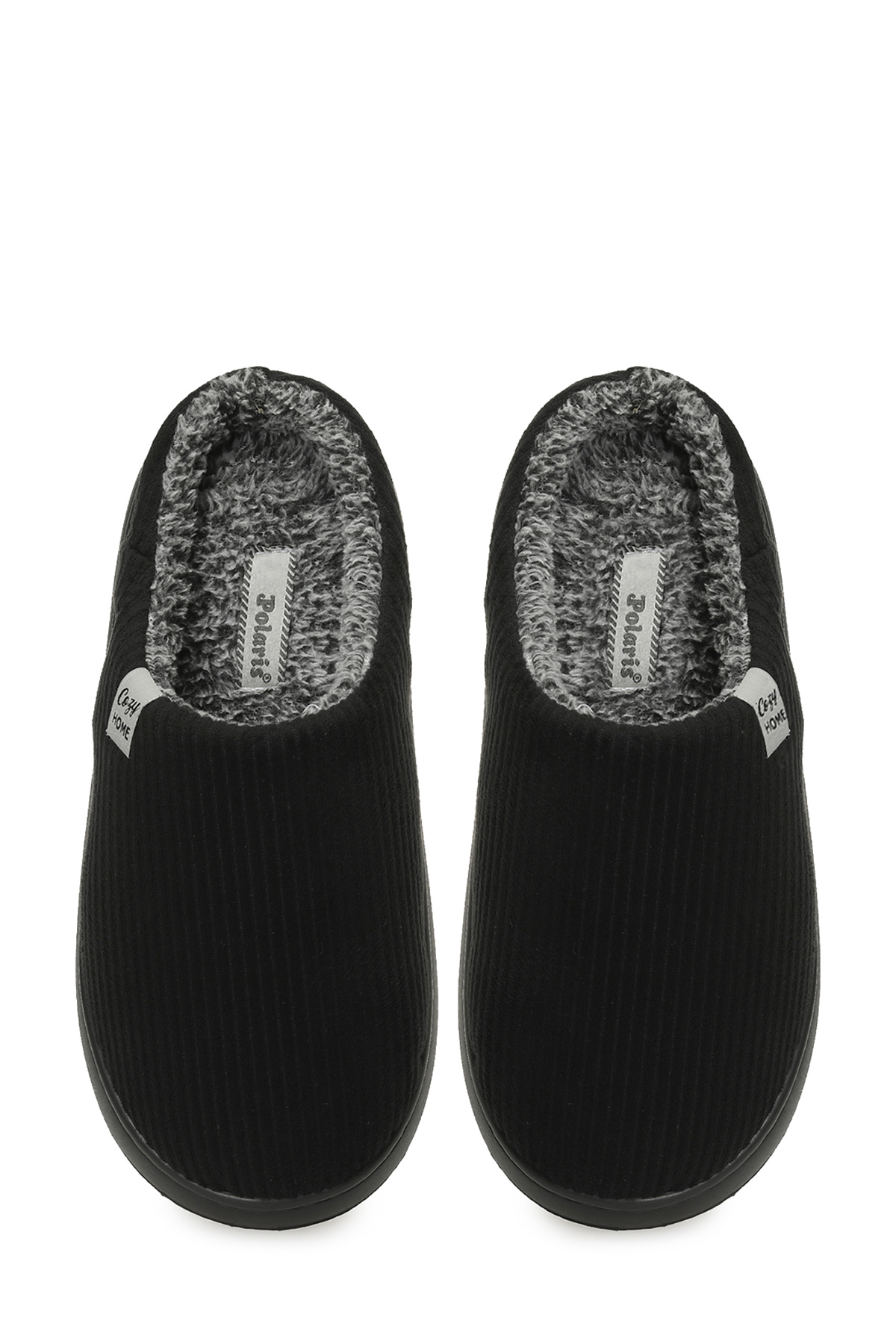 Polaris 610045.M5PR Siyah Erkek Ev Terliği - Görsel 5