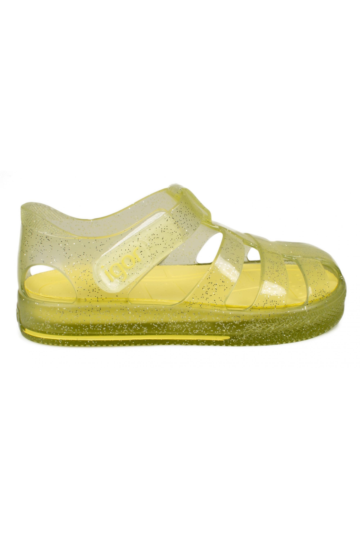 10265 K Star Glitter Sarı Kız Çocuk Sandalet - Görsel 2