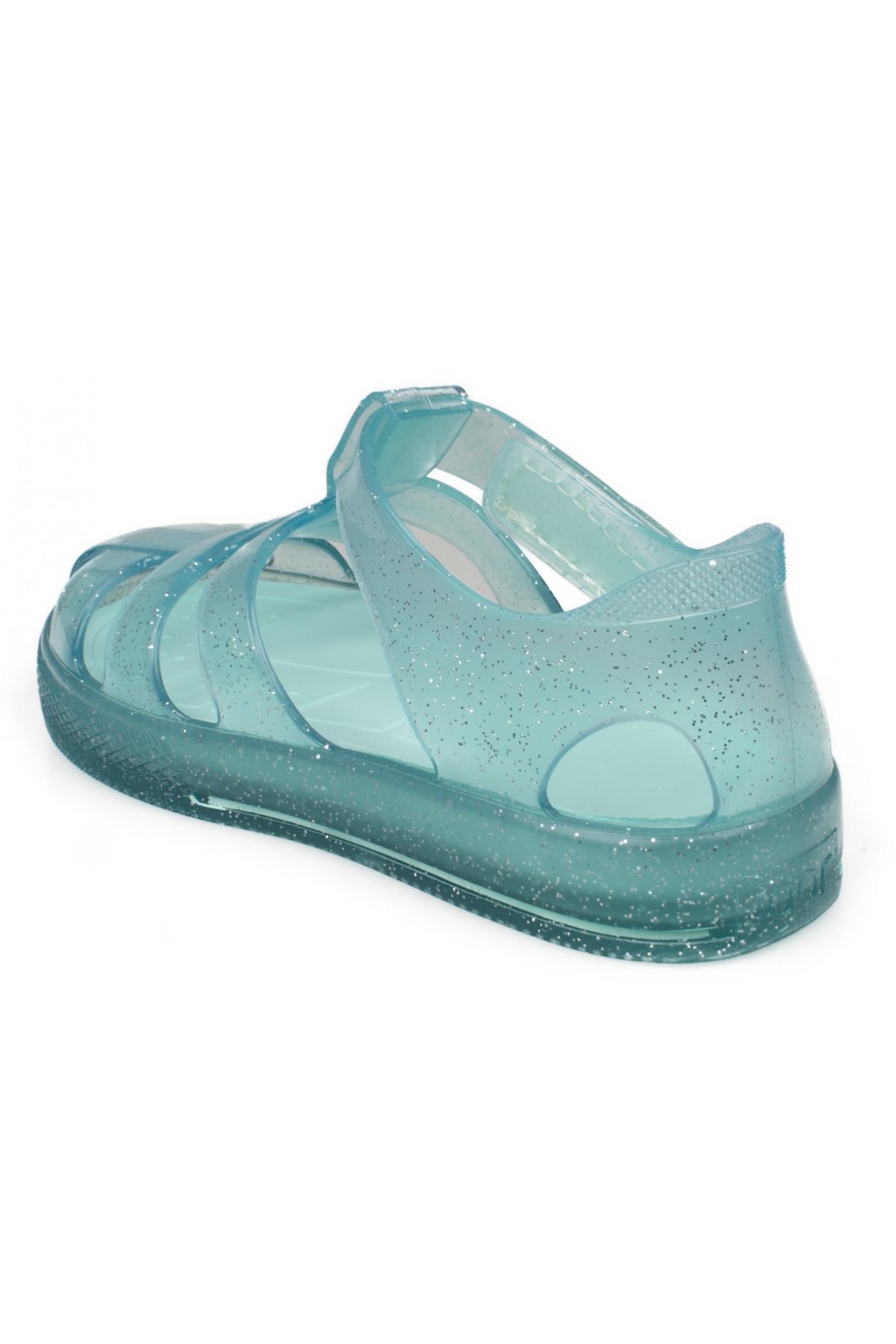 10265 K Star Glitter Mavi Kız Çocuk Sandalet - Görsel 5