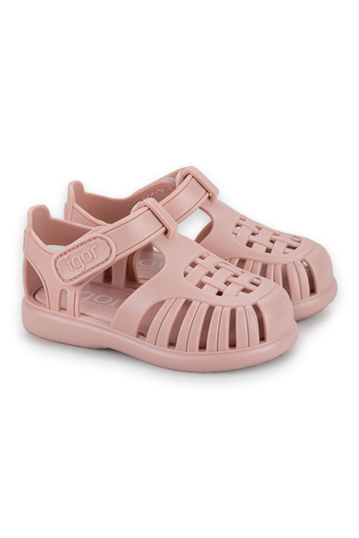 10271 K Tobby Solid Pembe Çocuk Sandalet - Görsel 3