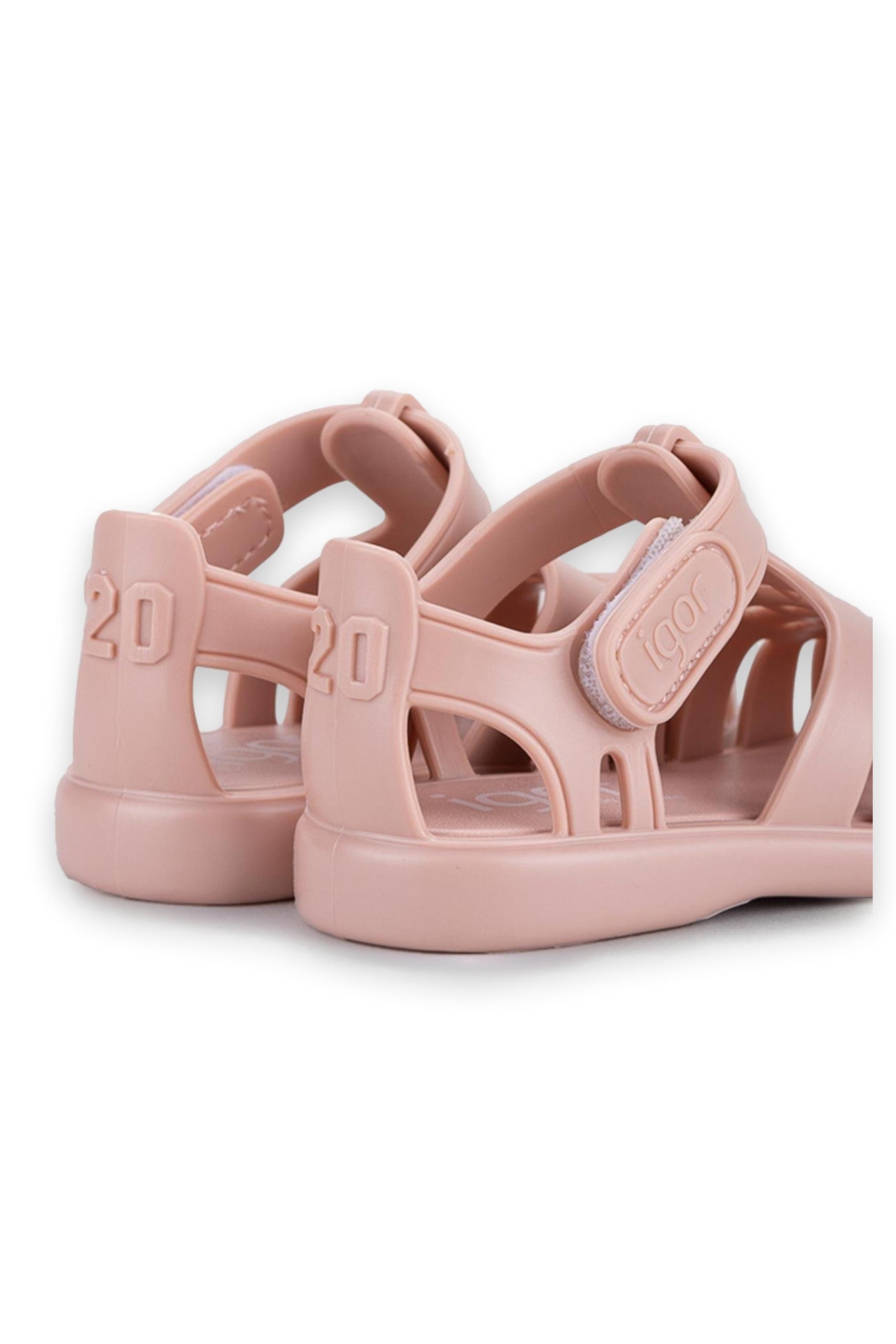 10271 K Tobby Solid Pembe Çocuk Sandalet - Görsel 4