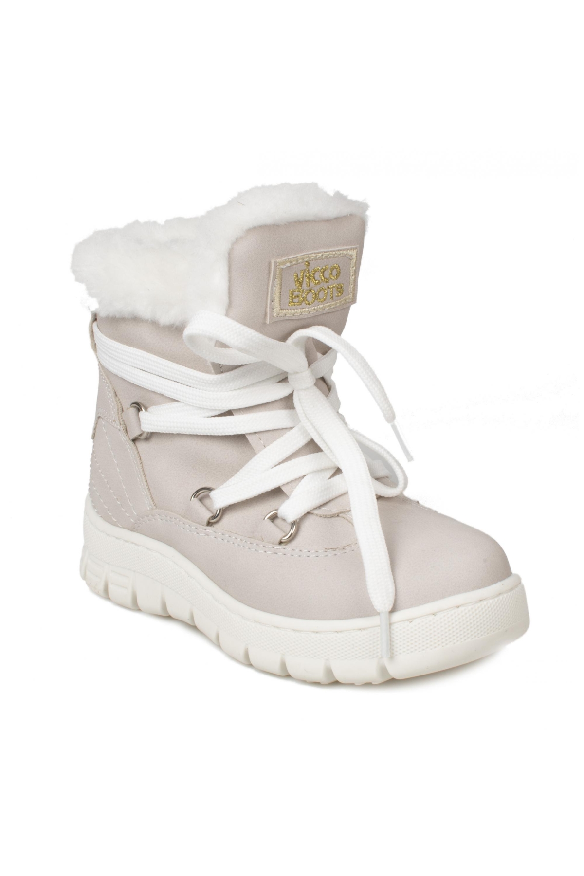 946.p20K222 Kappa Patik Bej Çocuk Bot - Görsel 2