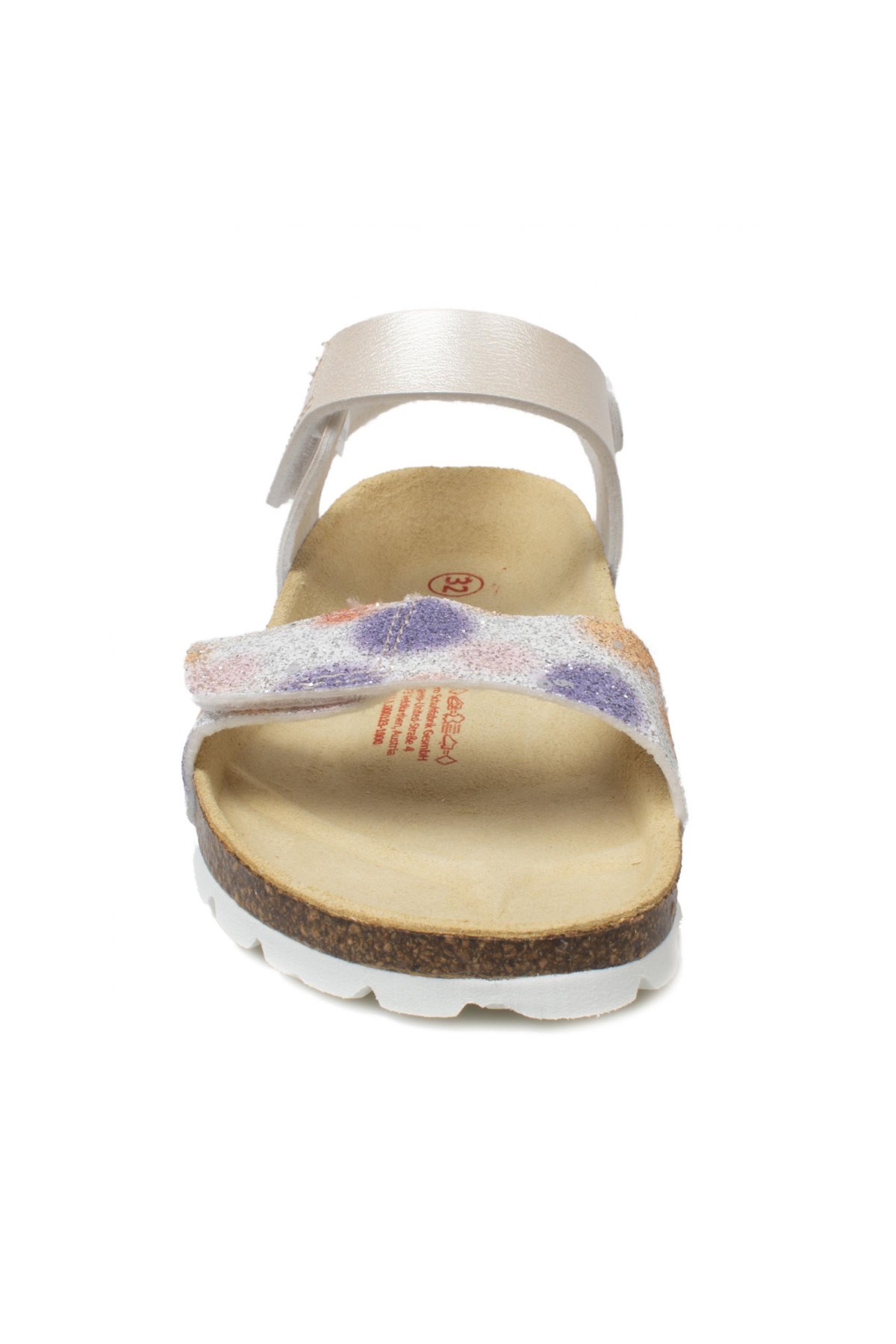 000123 P Kiz Çocuk Krem Kız Çocuk Sandalet - Görsel 4