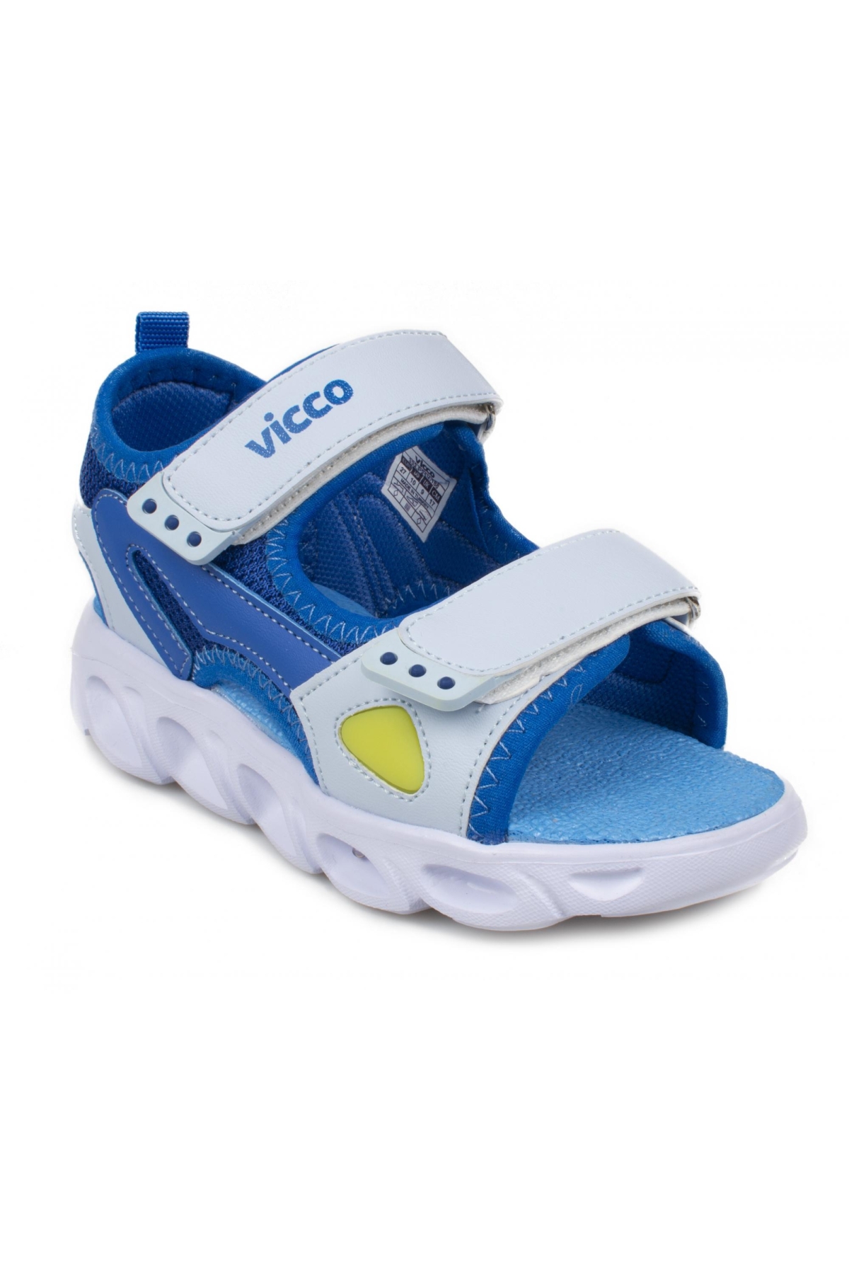 332.f21Y188 Roy Phylon Işıklı Mavi Erkek Çocuk Sandalet - Görsel 3