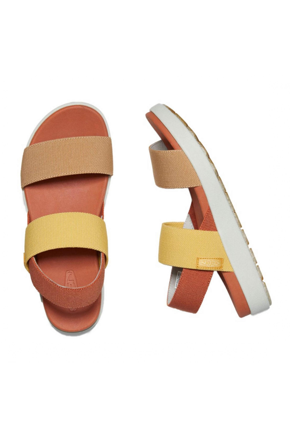 1022620 Elle Backstrap Turuncu Kadın Sandalet - Görsel 4