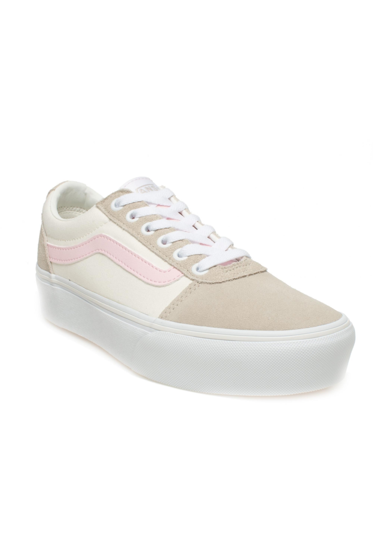 Vn0A3Tlc Wm Ward Platform Sneakers Bej Unisex Spor Ayakkabı - Görsel 3