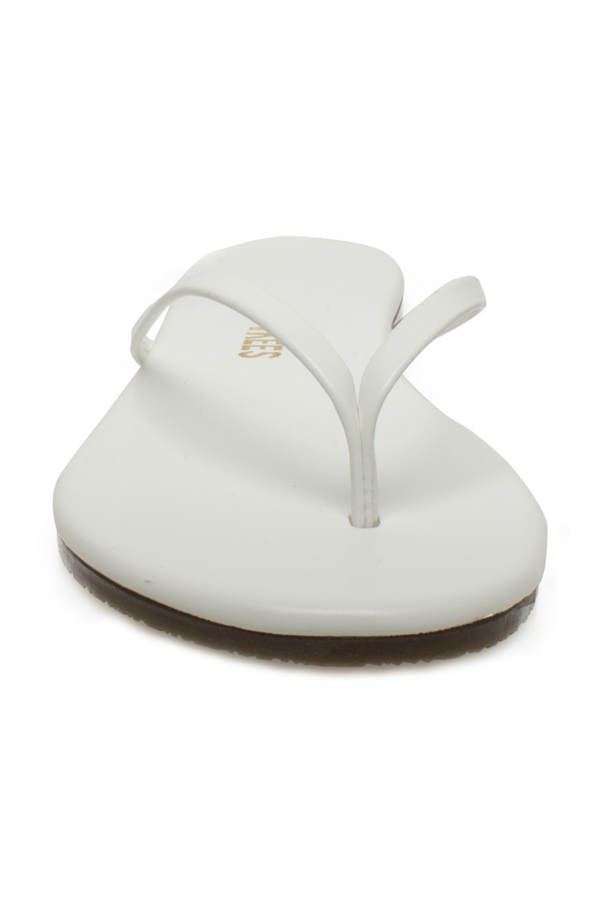 Tk-2011 Klasik Parmak Arası Beyaz Kadın Terlik - Görsel 4