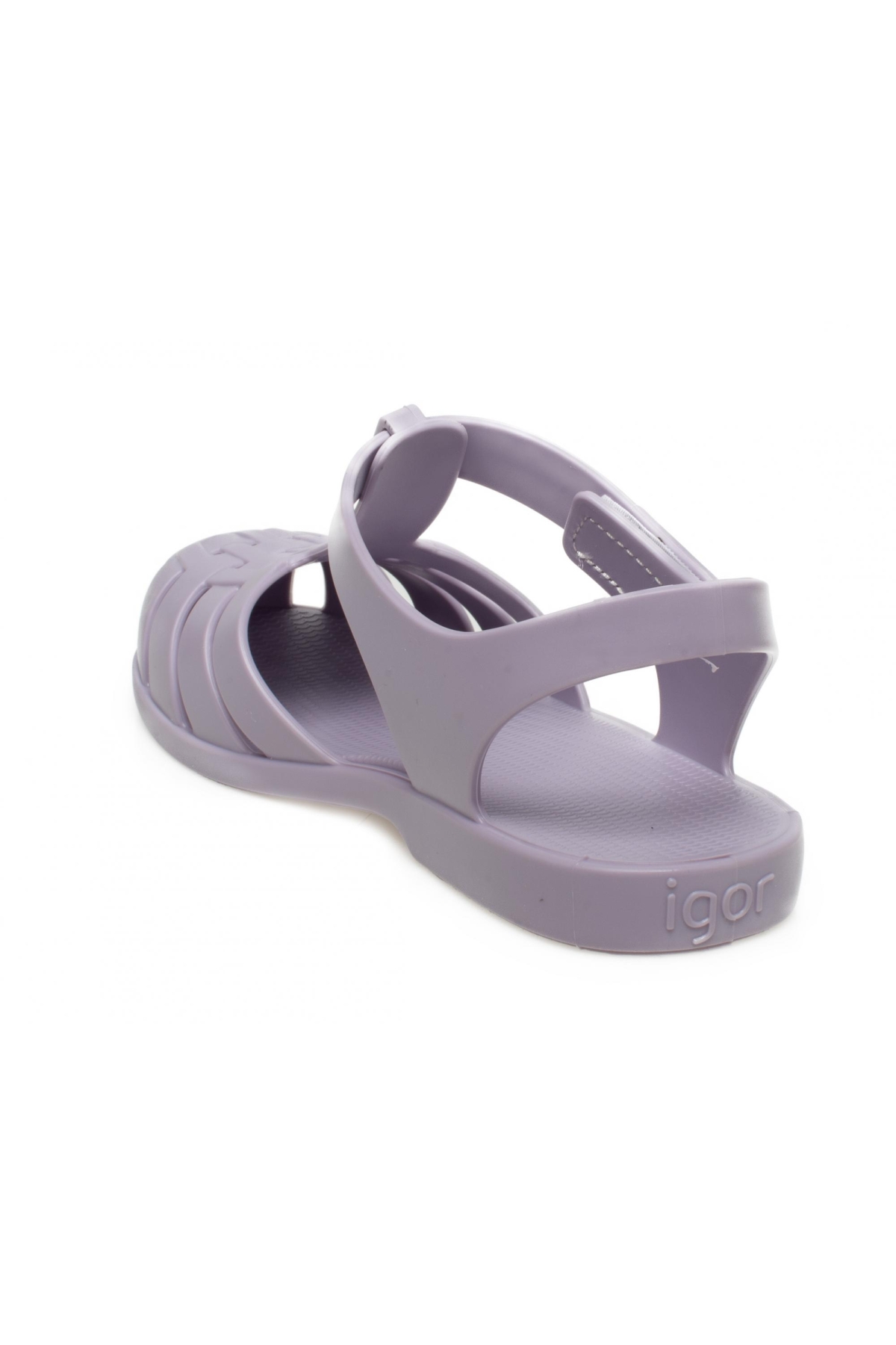 S10288K Clasica Velcro Mor Çocuk Sandalet - Görsel 5