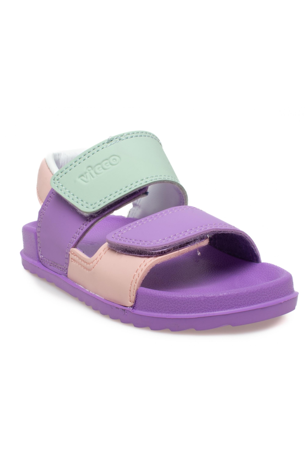 321.B23Y252 Krixi Bebe Phylon Lila Çocuk Sandalet - Görsel 3