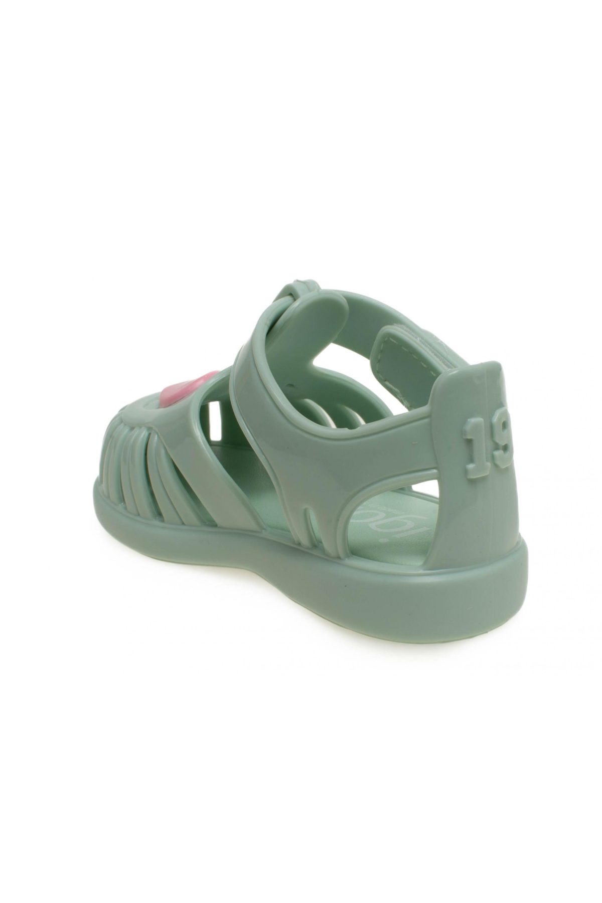 S10310 Tobby Gloss Love Yeşil Çocuk Sandalet - Görsel 4