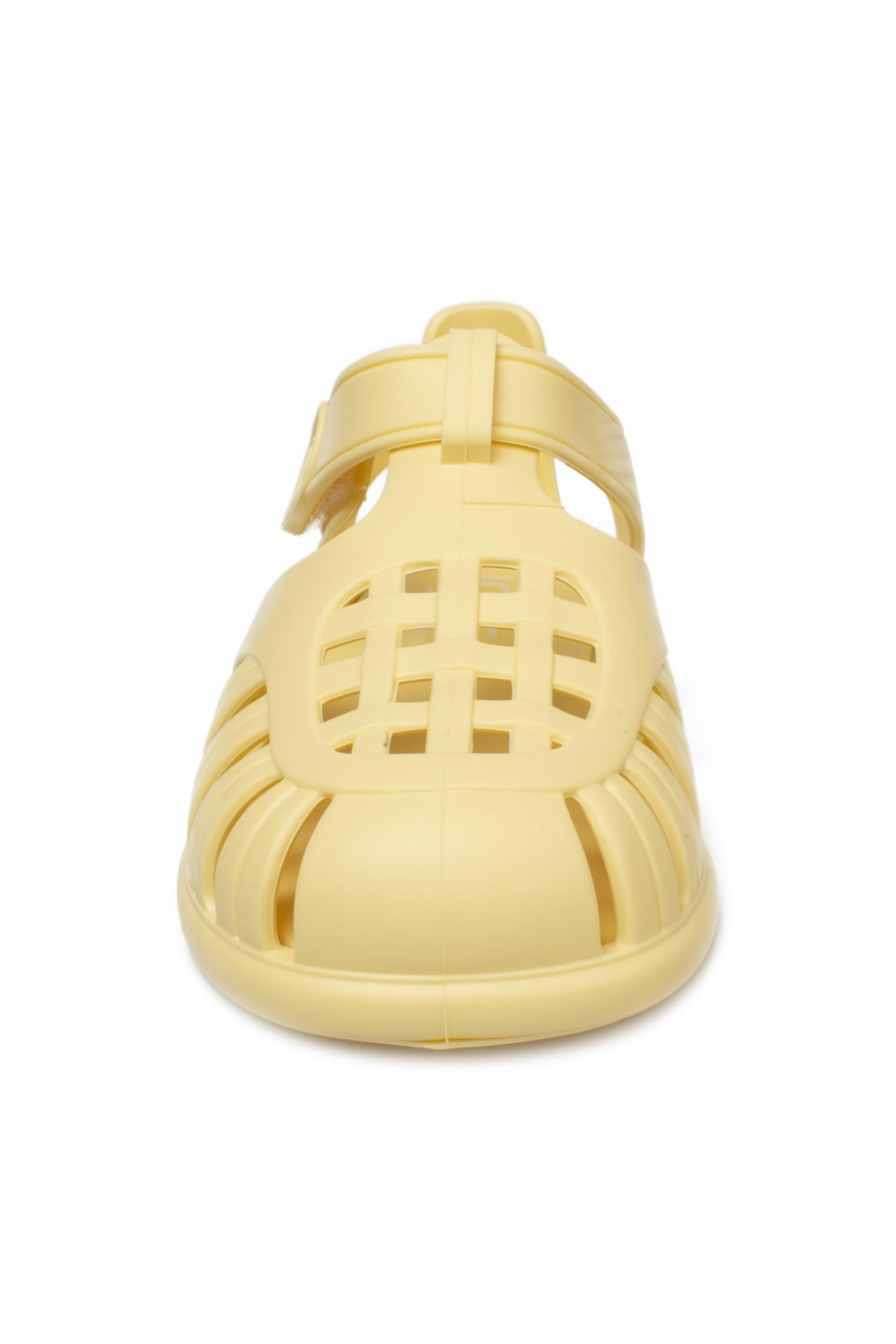 10271 K Tobby Solid Sarı Kız Çocuk Sandalet - Görsel 4