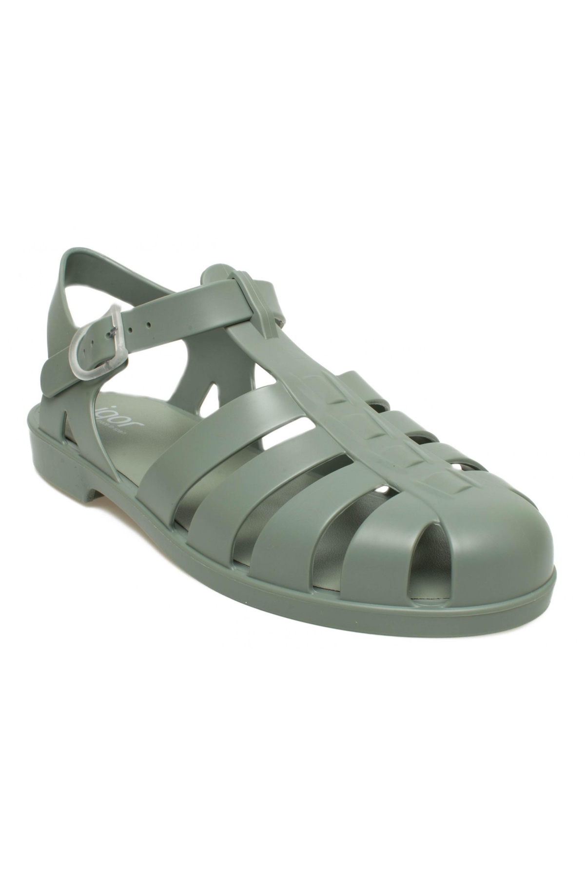 S10259 Biarritz Mate Yeşil Kadın Sandalet - Görsel 3