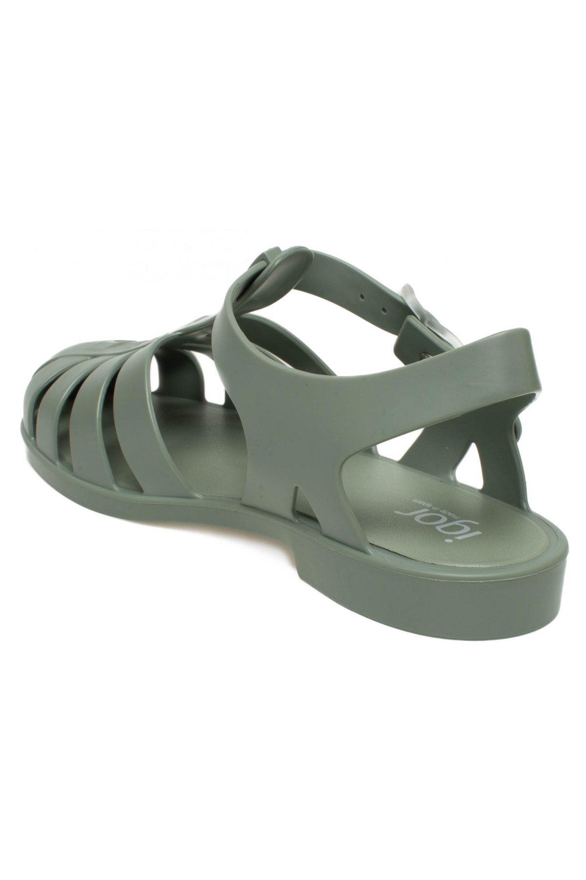 S10259 Biarritz Mate Yeşil Kadın Sandalet - Görsel 5