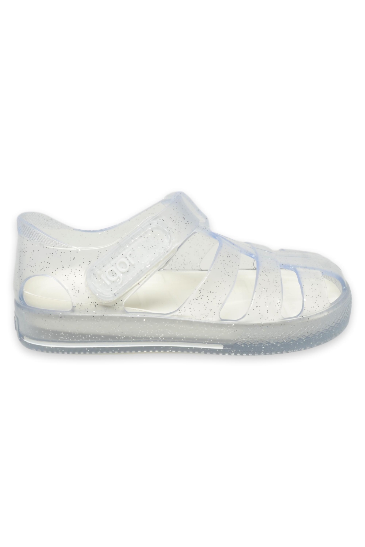 10265 K Star Glitter Renksiz Kız Çocuk Sandalet - Görsel 2