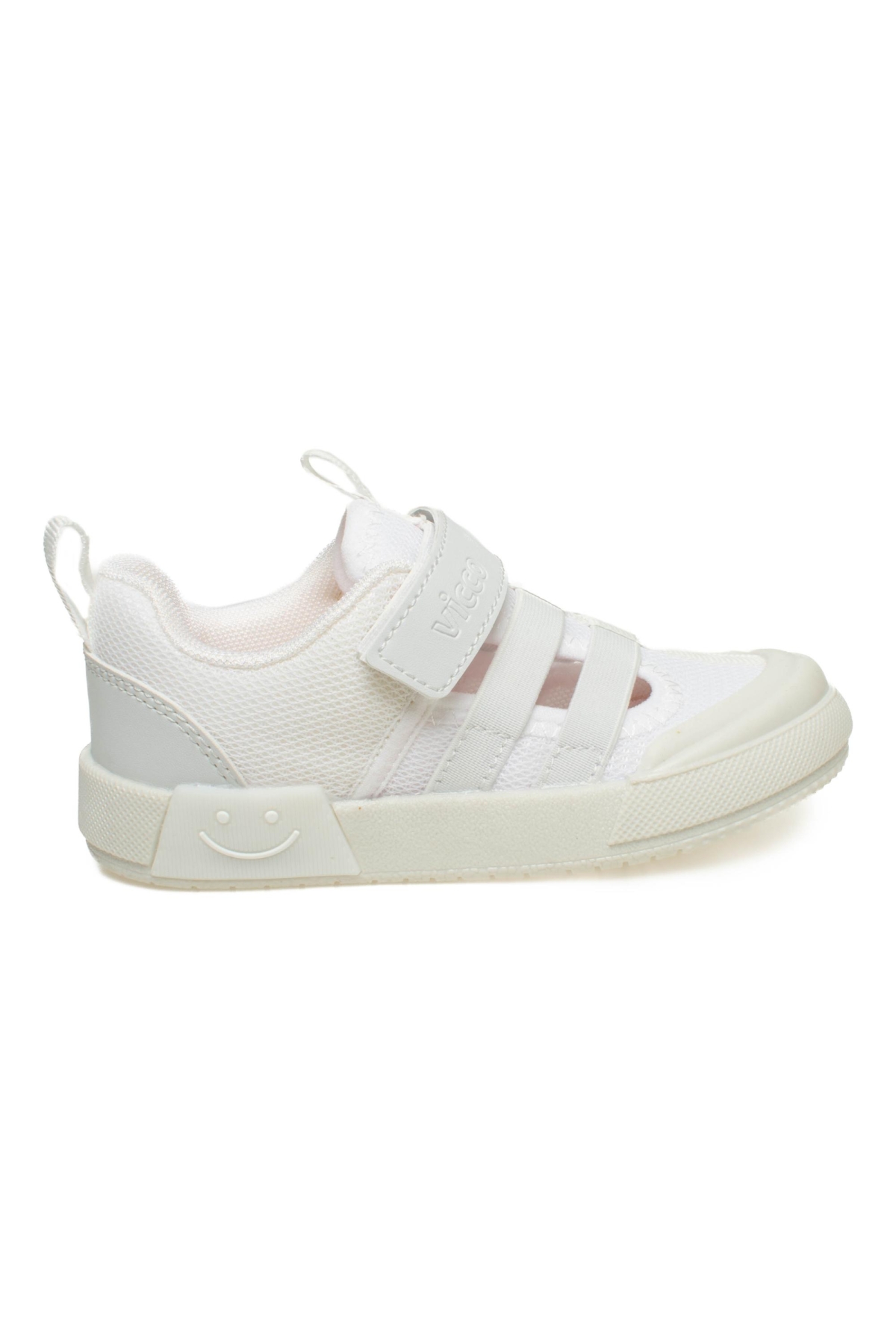 346.B24Y145 Momo Bebe Işıklı Beyaz Çocuk Ayakkabı - Görsel 3