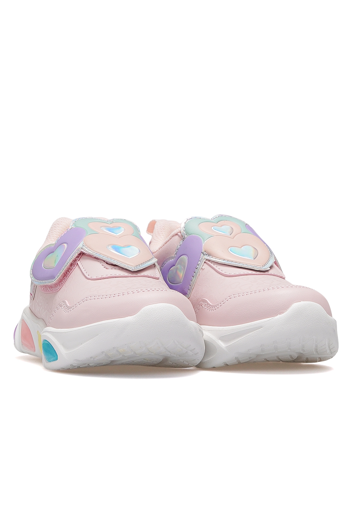 Lovely Kız Çocuk Işıklı Hafif Sneaker Spor Ayakkabı 25k 346.234 Pk Pudra - Görsel 6