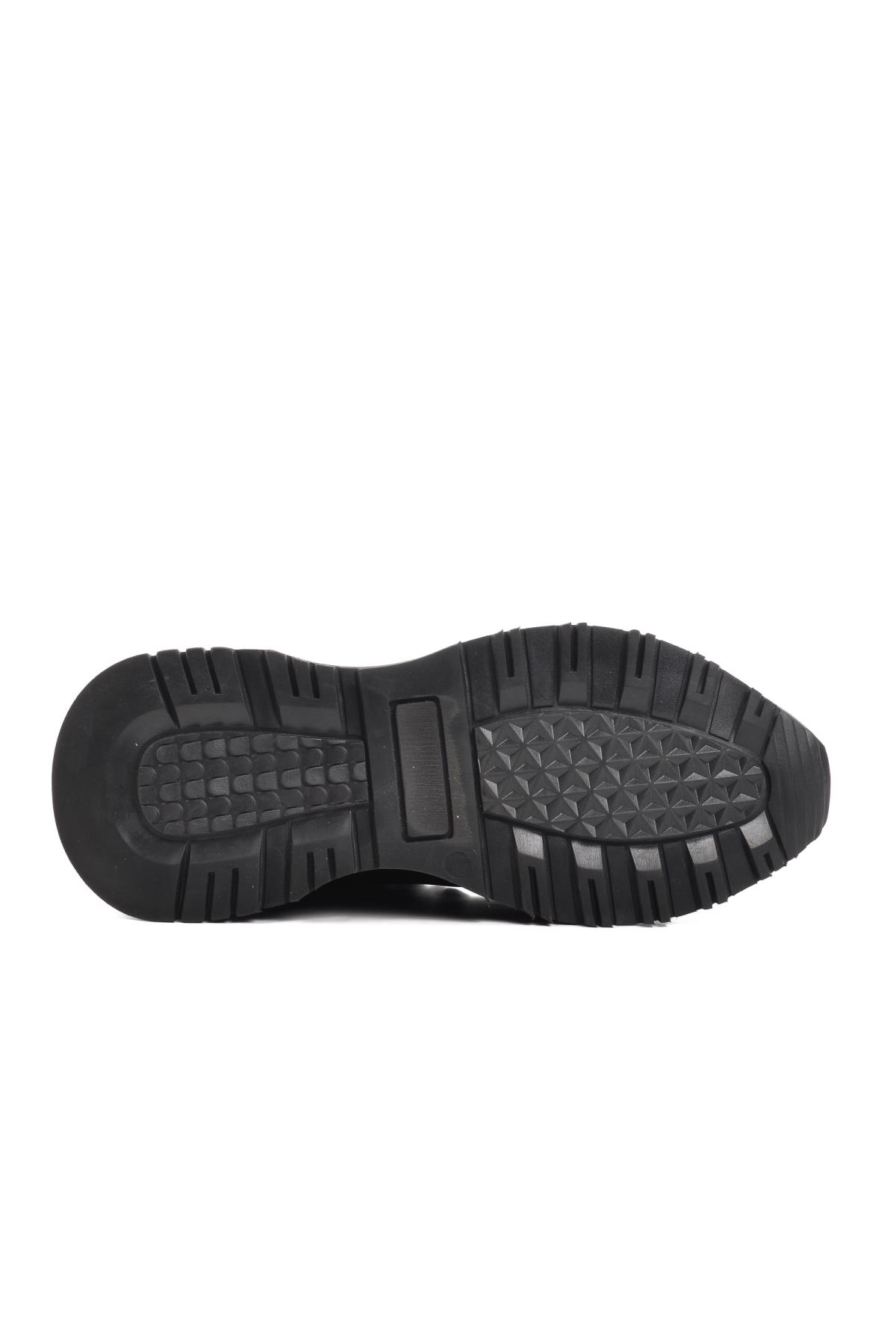 Premium 492 M Siyah Hakiki Deri Erkek Günlük Ayakkabı - Görsel 6