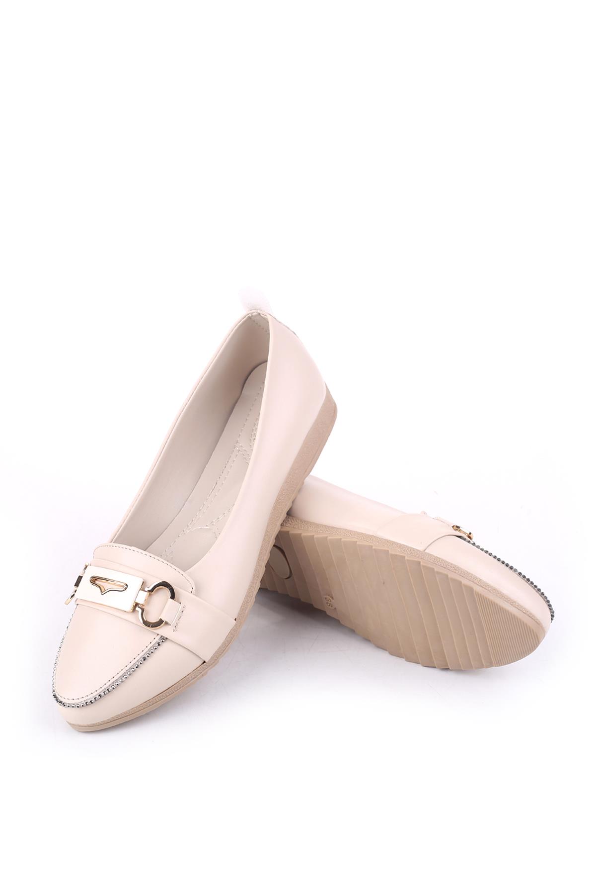 YS3079 Kadın Rahat Taban Günlük Babet Ayakkabı - Görsel 6