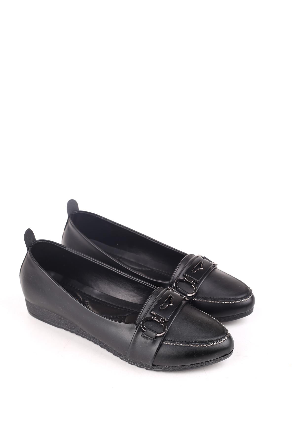 YS3079 Kadın Rahat Taban Günlük Babet Ayakkabı - Görsel 2