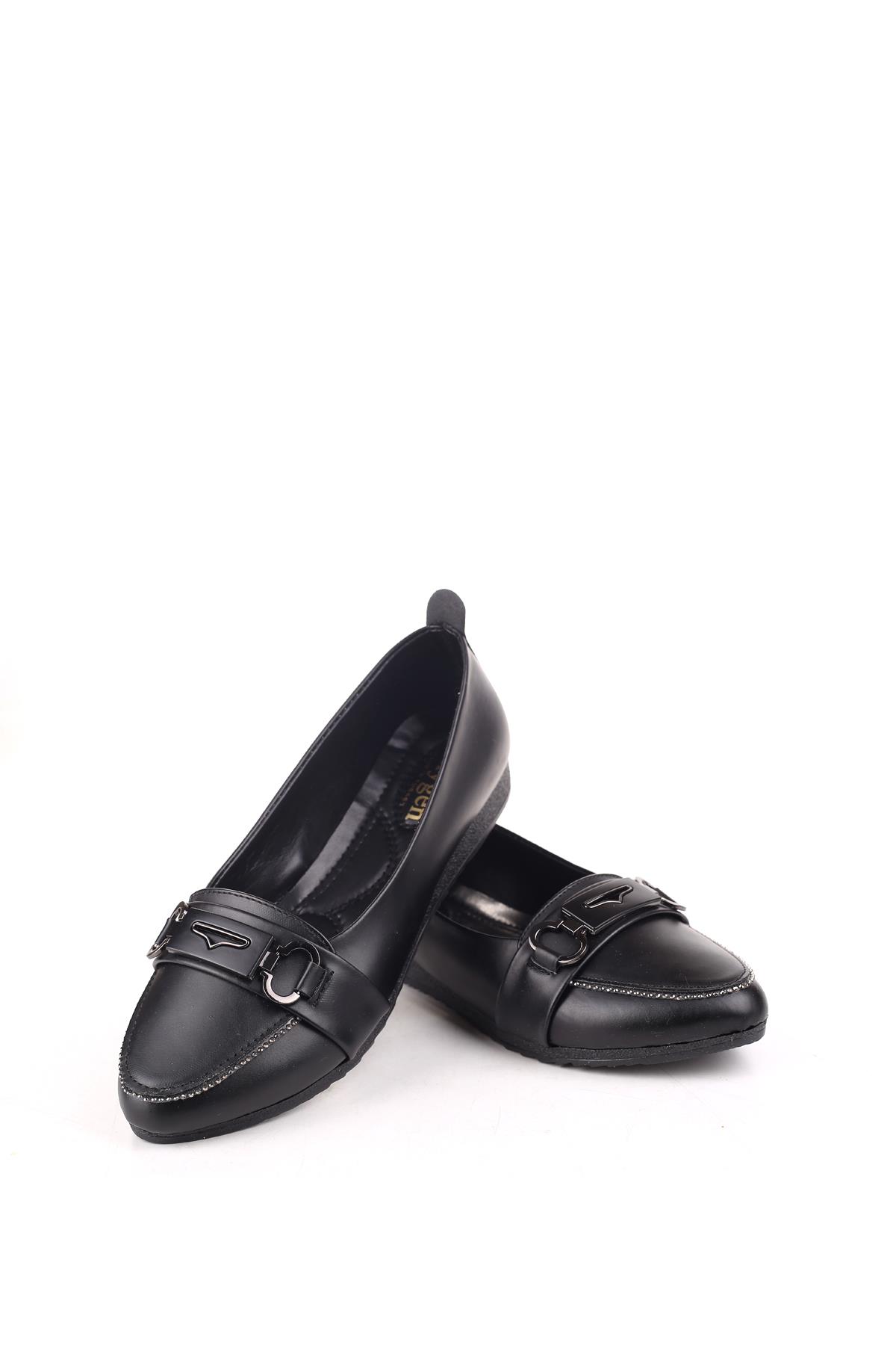 YS3079 Kadın Rahat Taban Günlük Babet Ayakkabı - Görsel 4