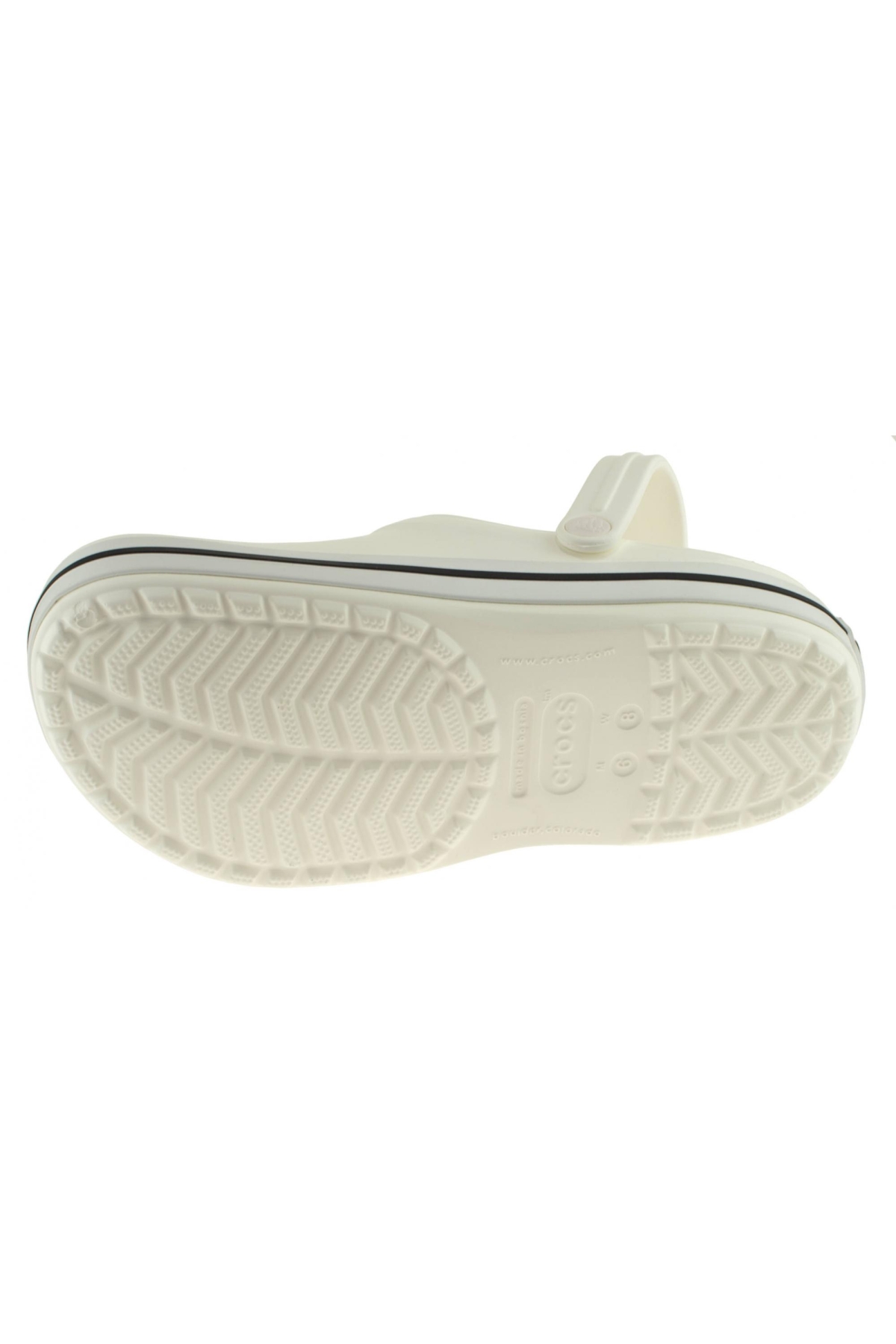 11016 Crocband Beyaz Unisex Terlik - Görsel 6
