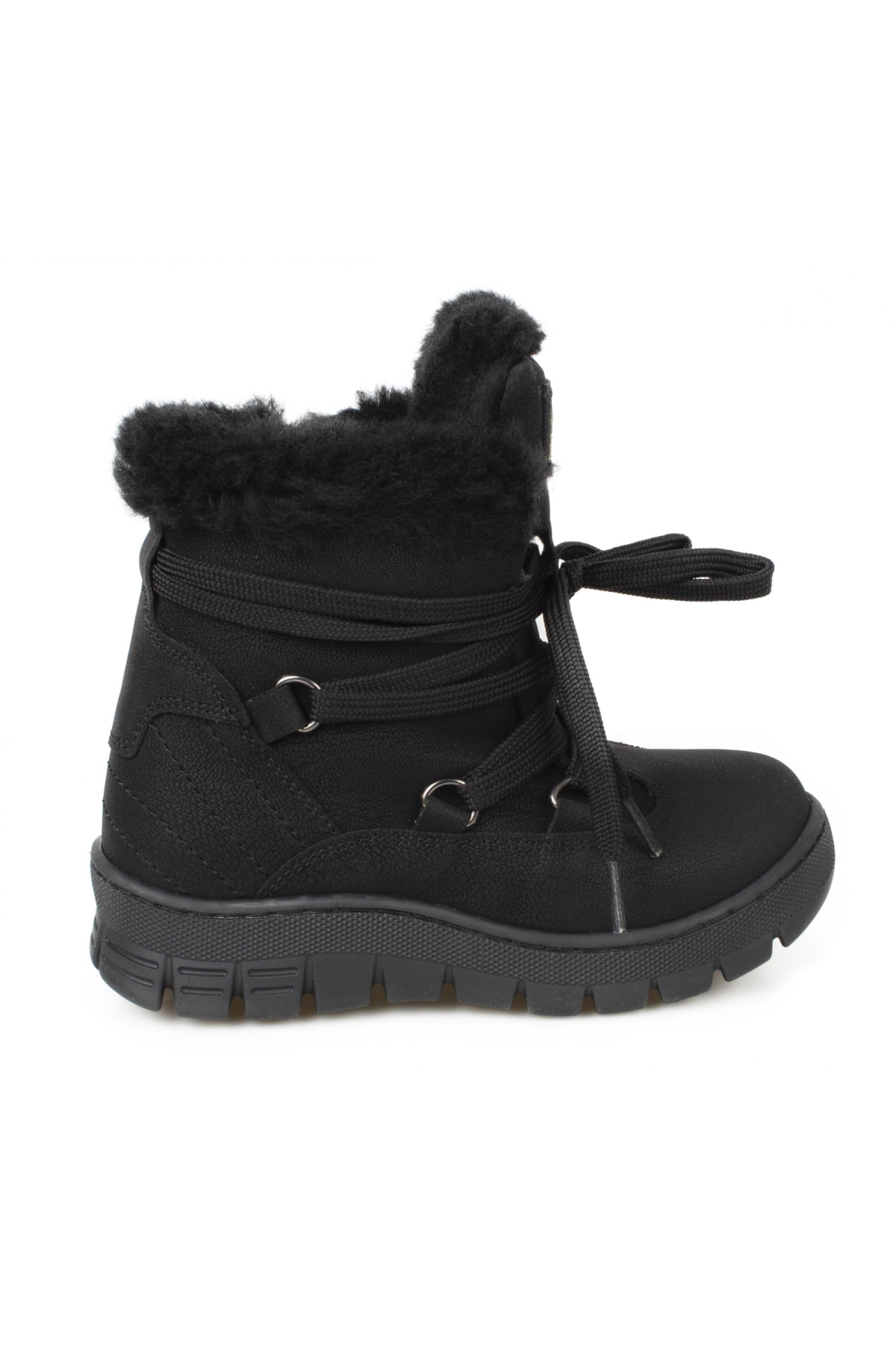 946.p20K222 Kappa Patik Siyah Çocuk Bot - Görsel 3