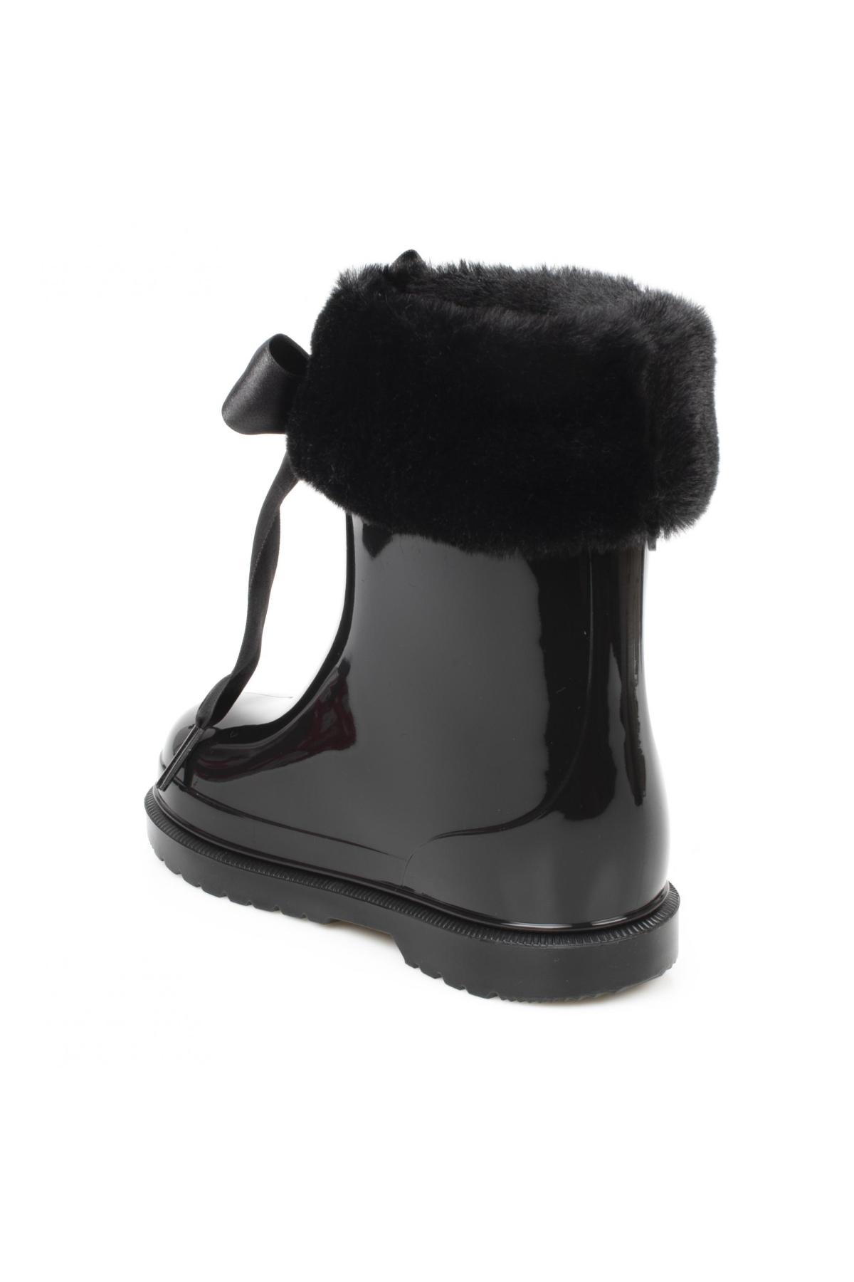 W10258K Bimbi Soft Yağmur Siyah Kız Çocuk Çizme - Görsel 5