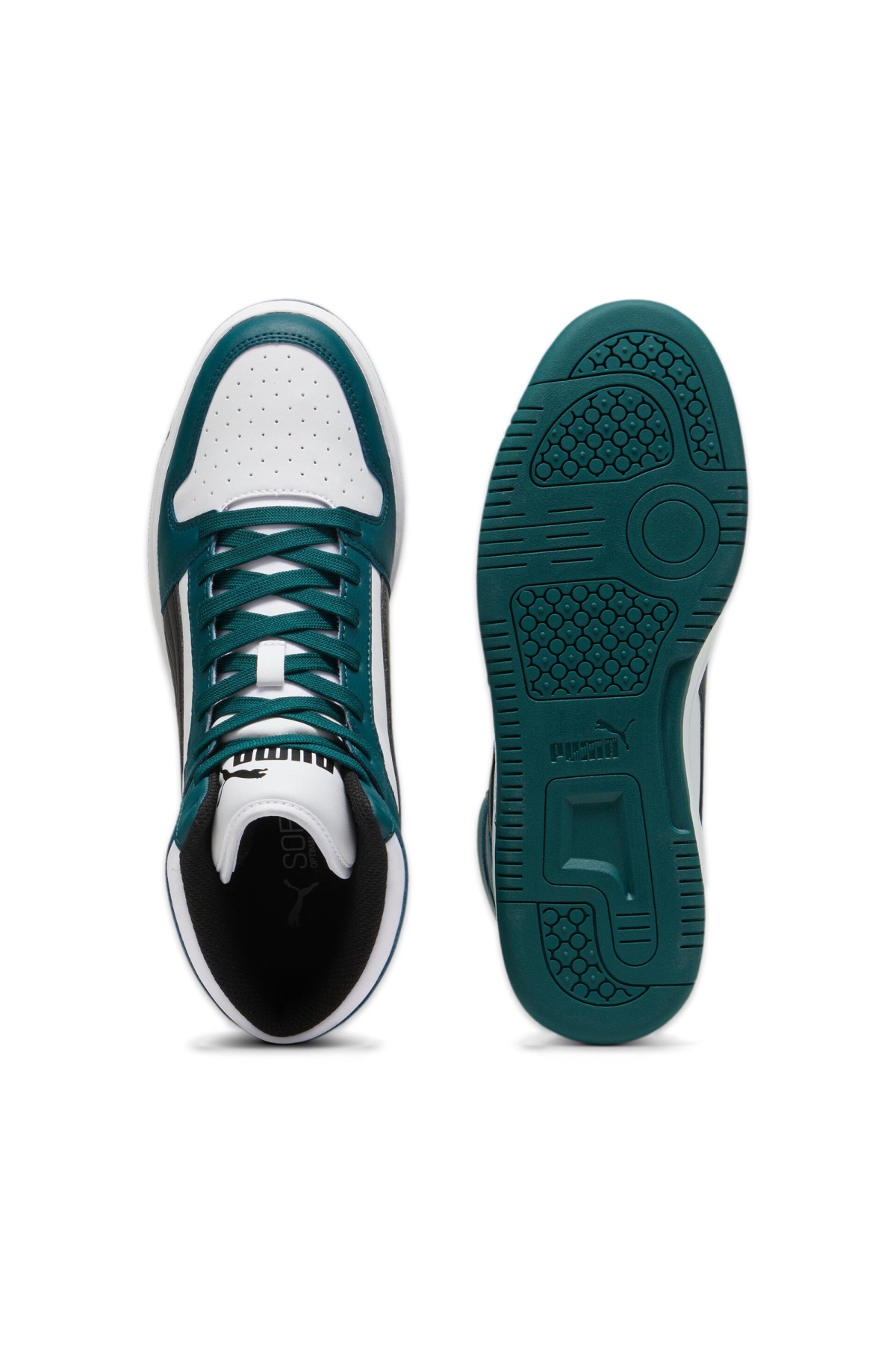 369573 Rebound Layup Sl Günlük Yeşil Unisex Spor Ayakkabı - Görsel 6