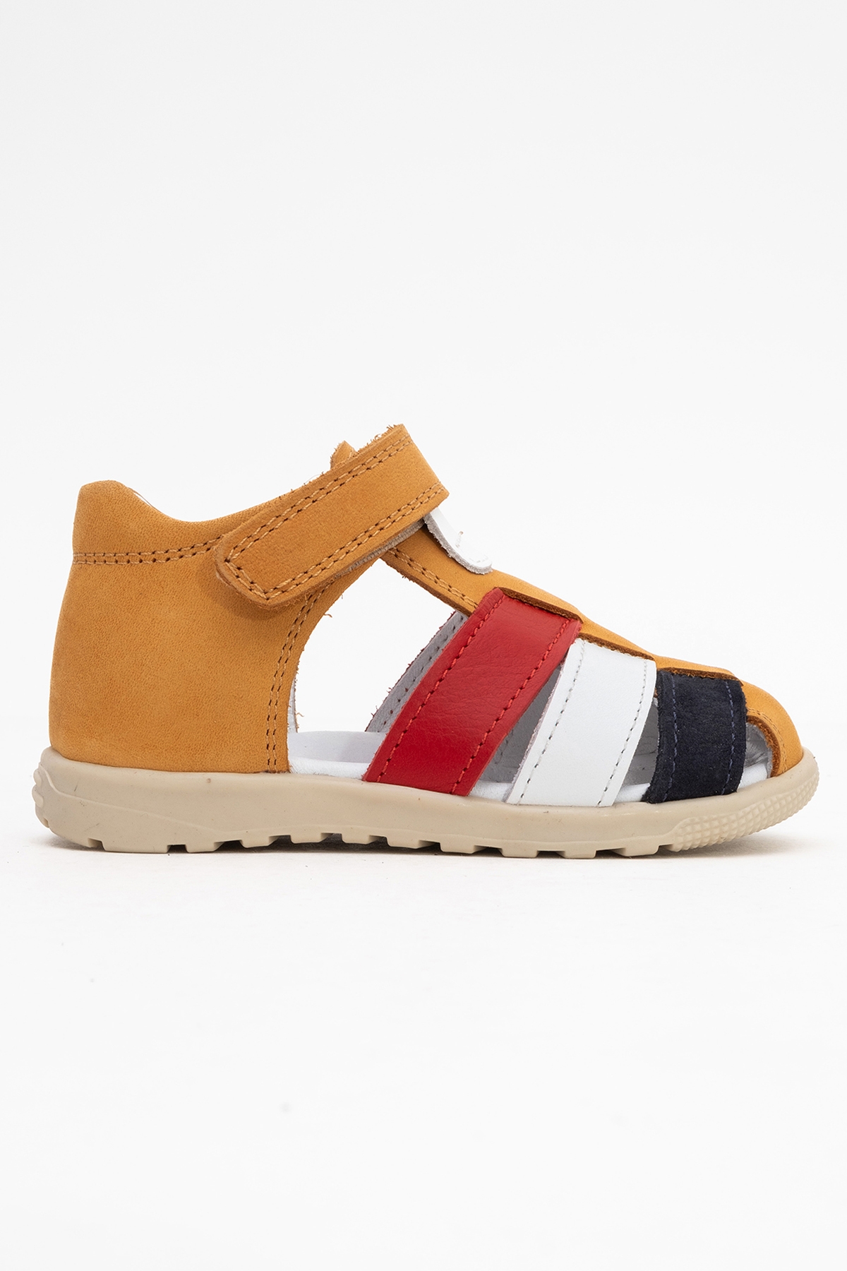 Erkek Çocuk Sarı Hakiki Deri Günlük İlk Adım Ayakkabı - Görsel 2
