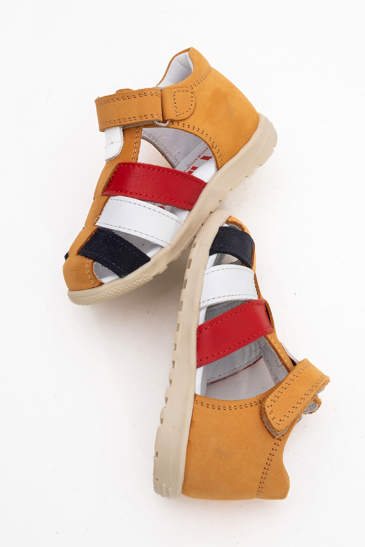 Erkek Çocuk Sarı Hakiki Deri Günlük İlk Adım Ayakkabı - Görsel 5