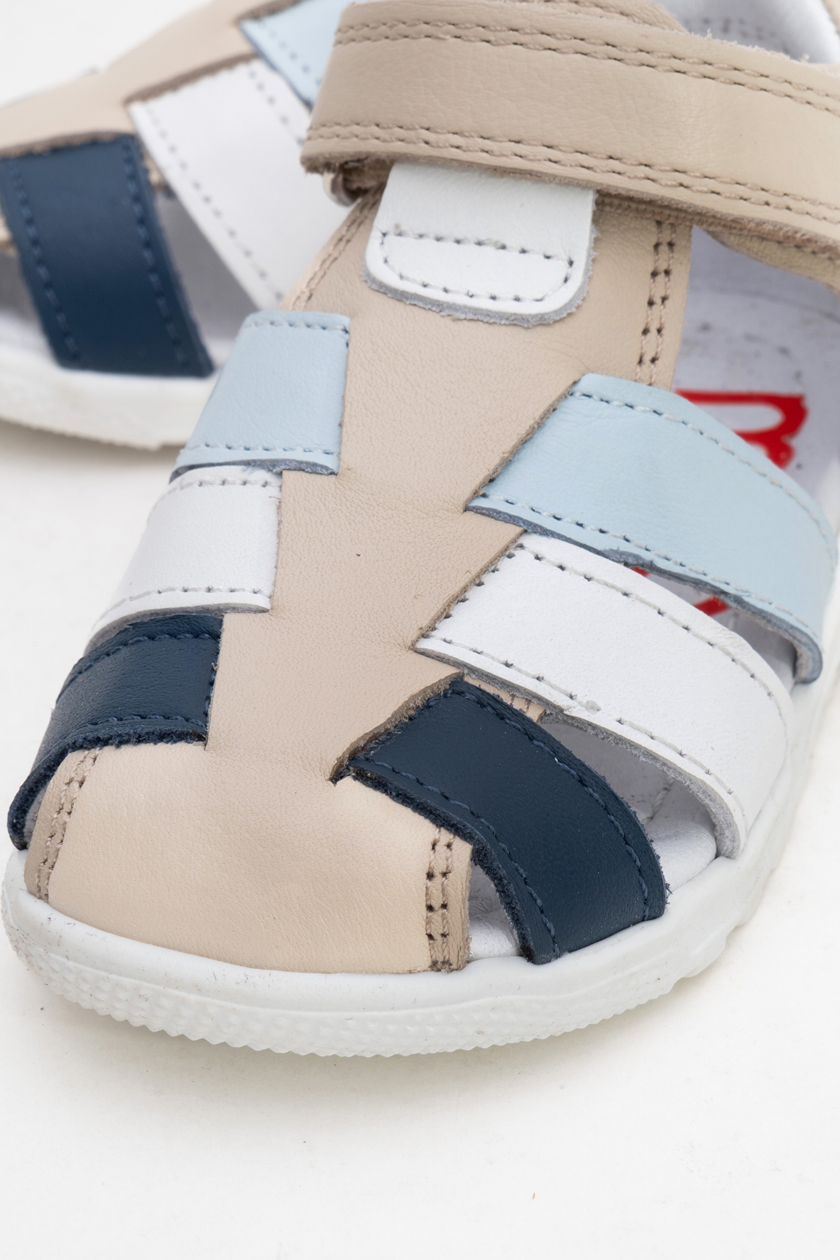 Erkek Çocuk Bej Hakiki Deri Günlük İlk Adım Ayakkabı - Görsel 3