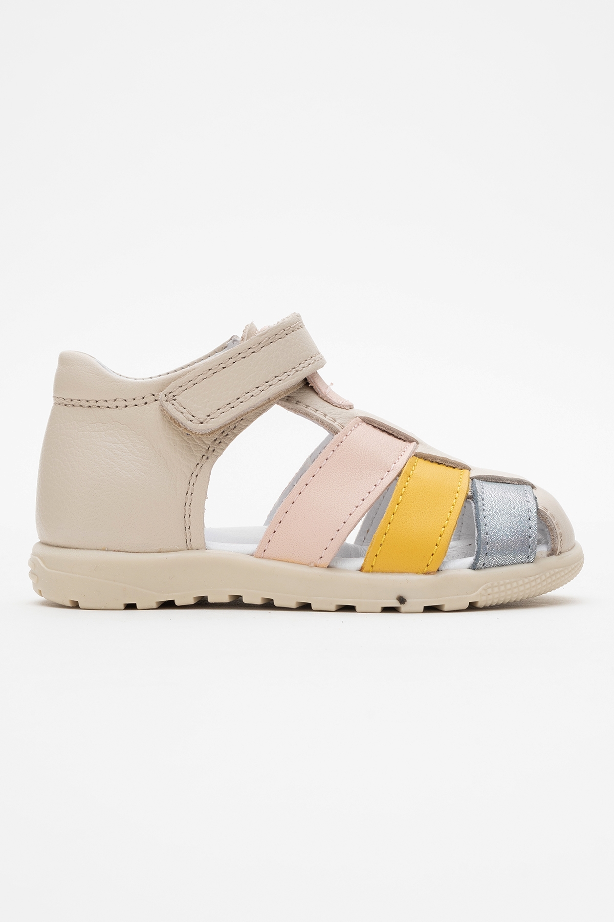 Kız Çocuk Krem Hakiki Deri Günlük İlk Adım Ayakkabı - Görsel 2