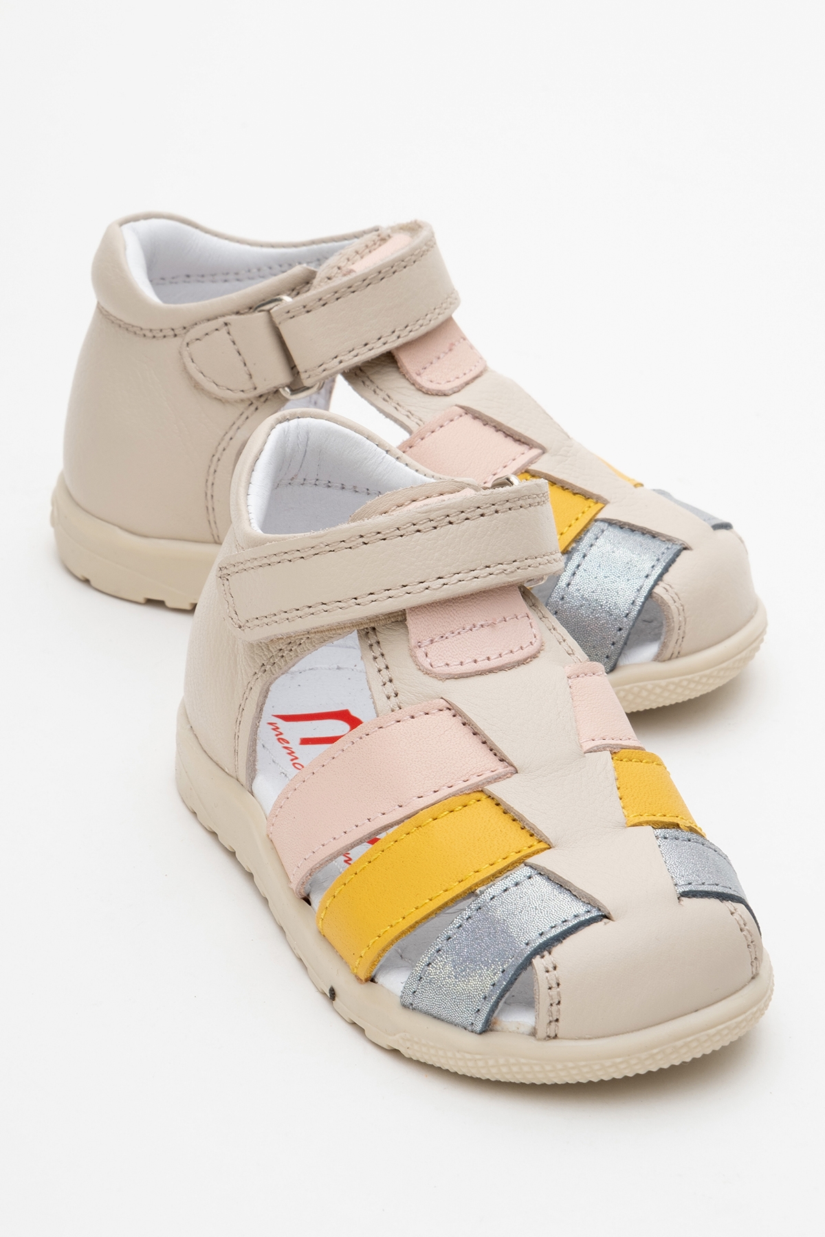 Kız Çocuk Krem Hakiki Deri Günlük İlk Adım Ayakkabı - Görsel 6